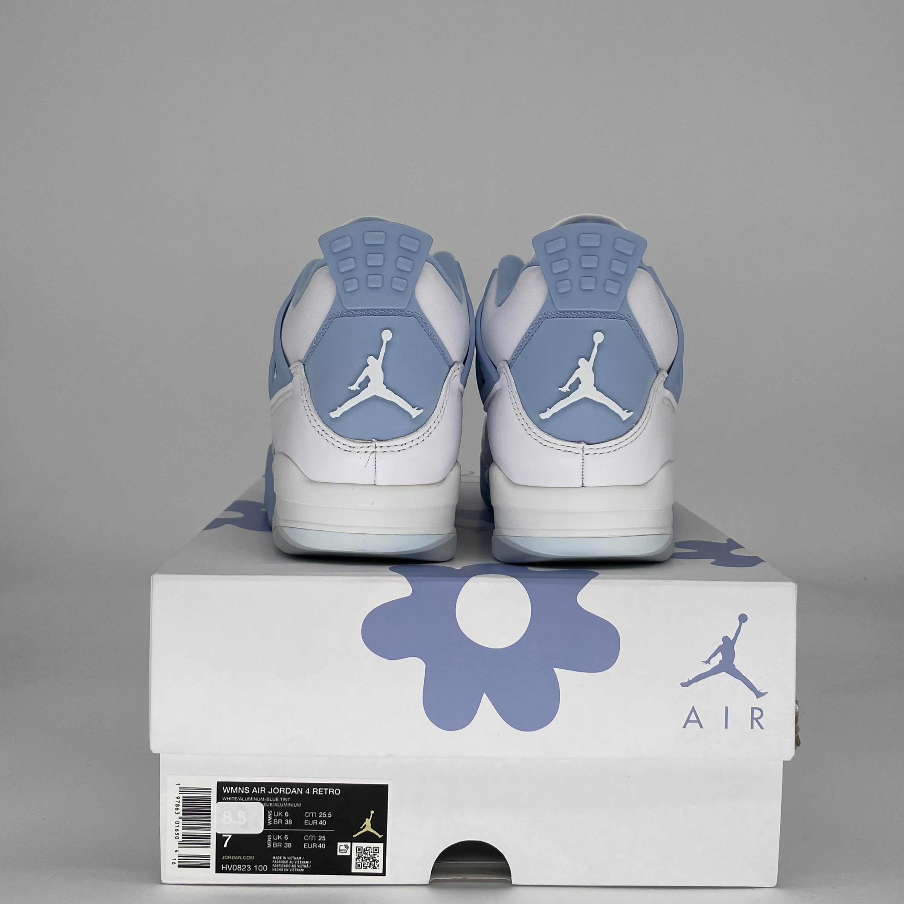 AIR JORDAN 4 FORGET ME NOT W HV0823-100 SIZE 7/8.5W