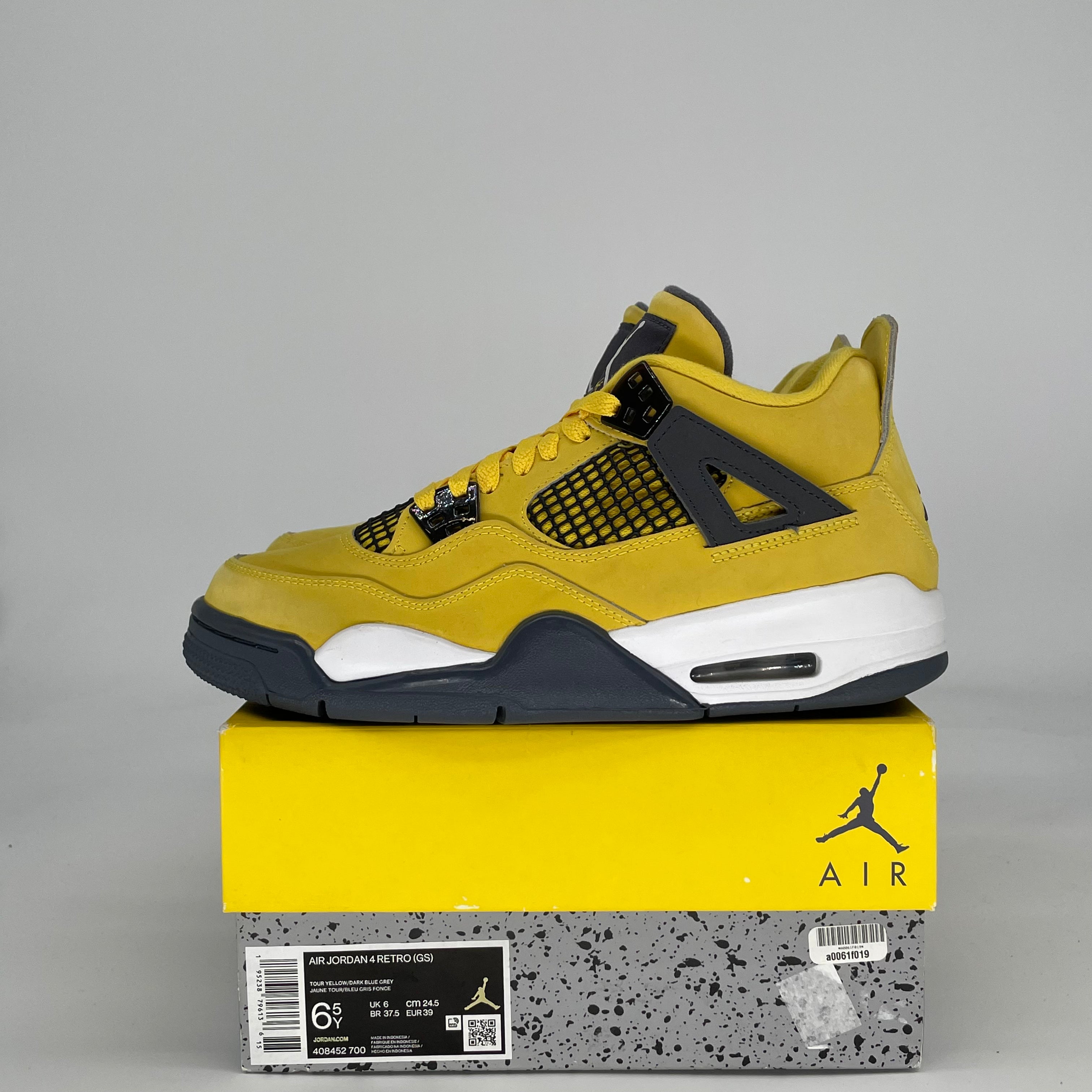 AIR JORDAN 4 LIGHTNING 408452-700 SIZE 6.5/8W