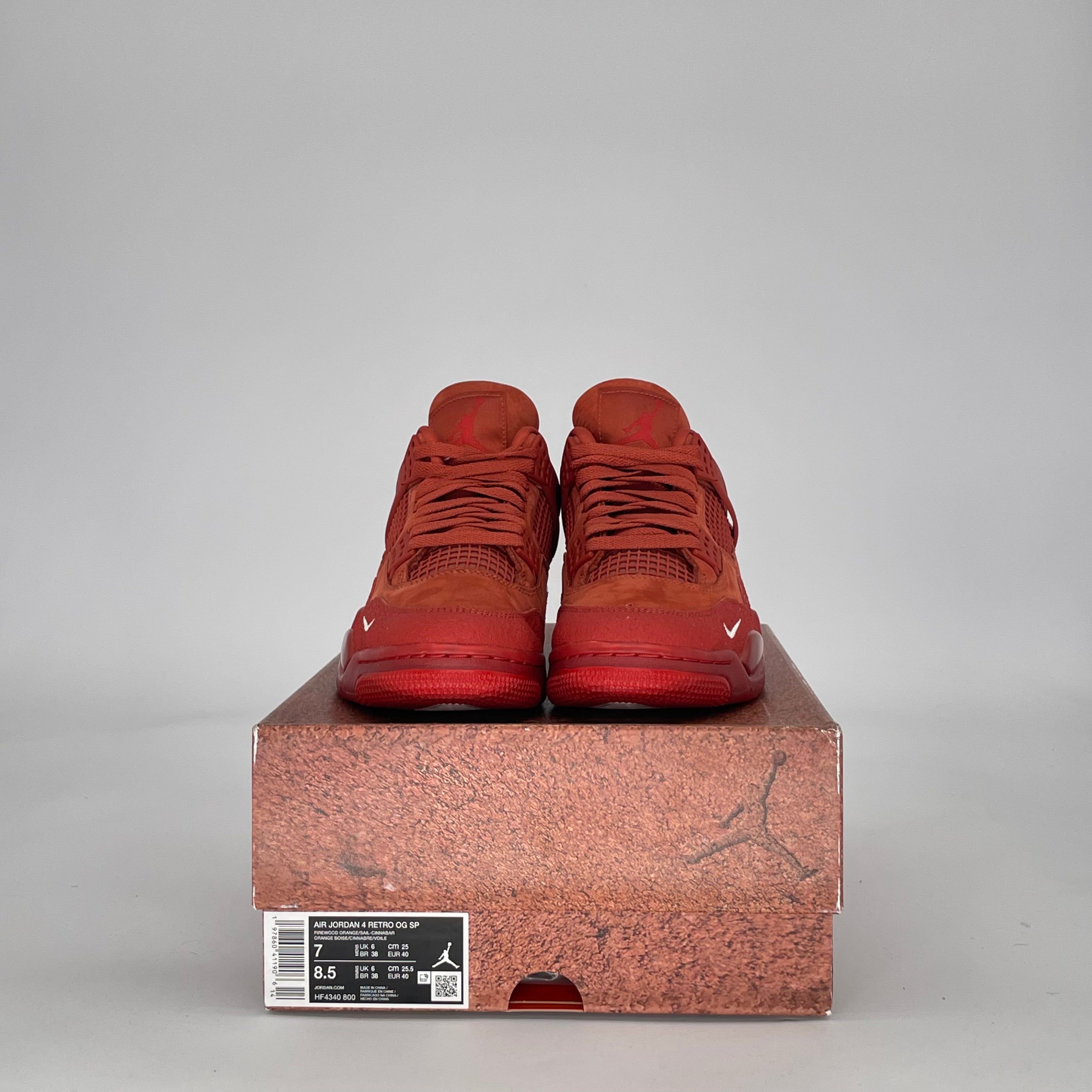 AIR JORDAN 4 NIGEL SYLVESTER BRICK BY BRICK HF4340-800 SIZE 7/8.5W GS