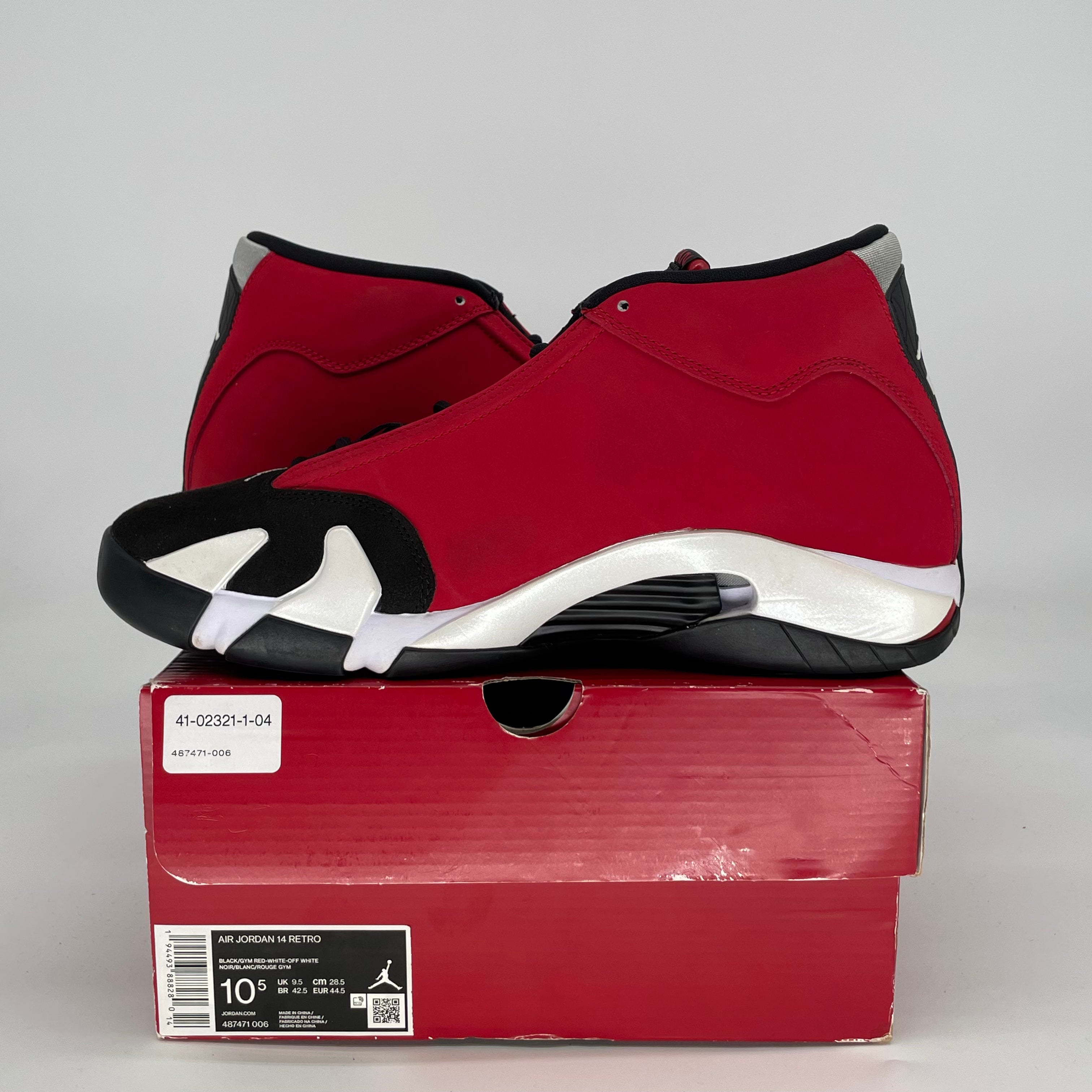 AIR JORDAN 14 GYM RED TORO 487471-006 SIZE 10.5/12W