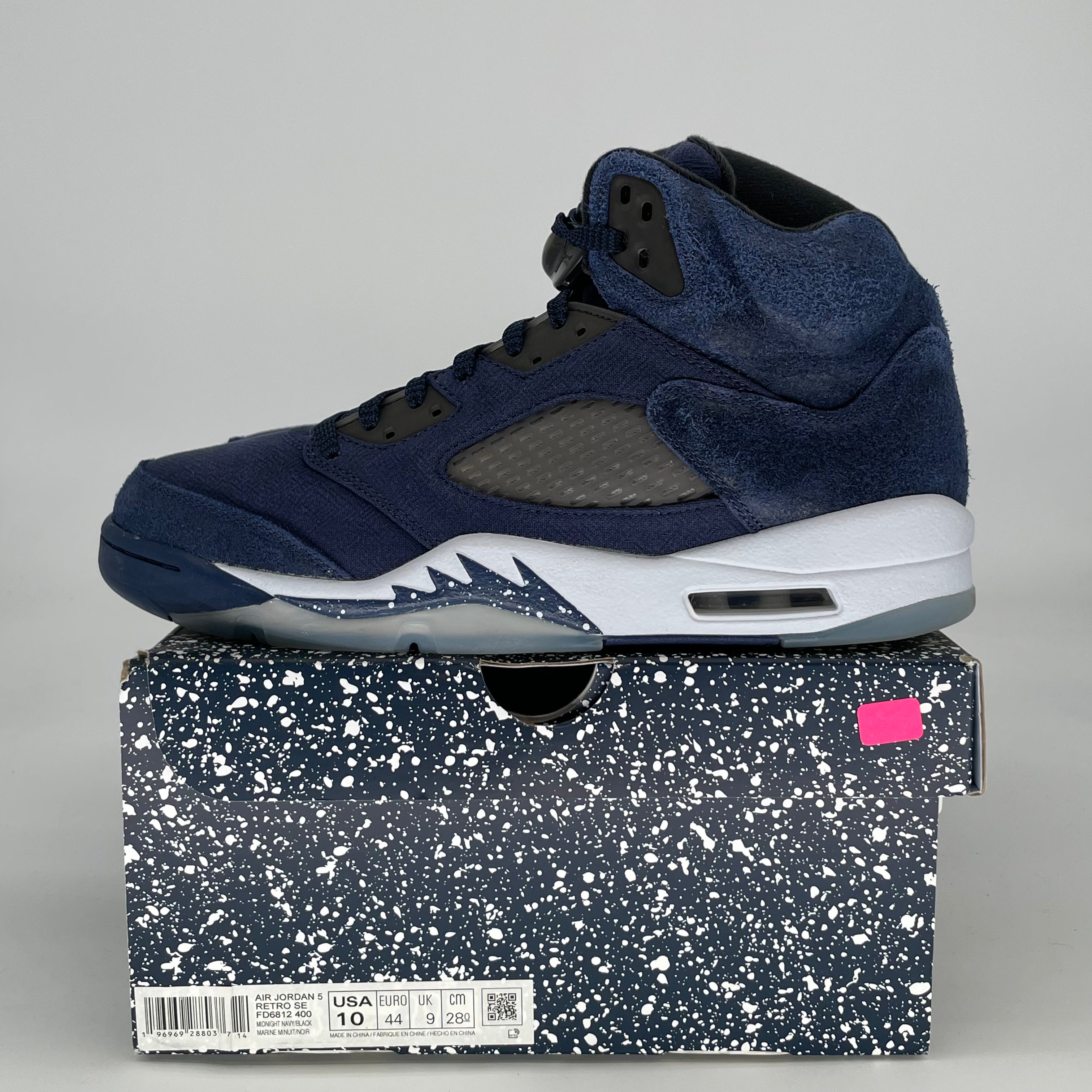 AIR JORDAN 5 MIDNIGHT NAVY FD6812-400 SIZE 10/11.5W