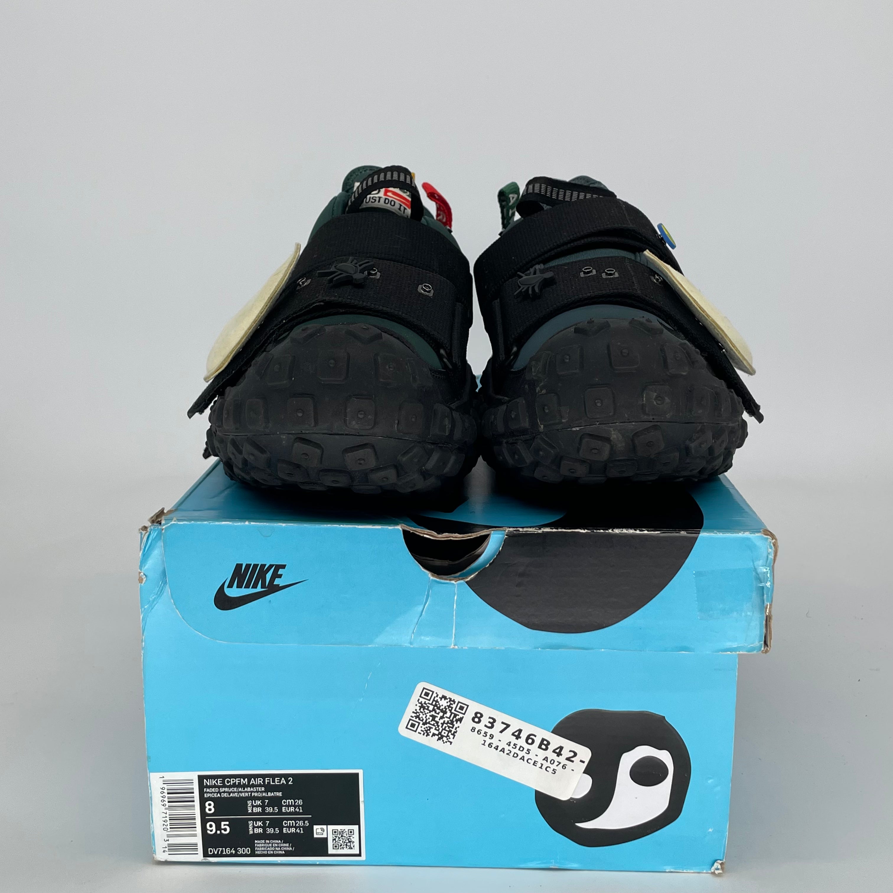 NIKE CPFM AIR FLEA 2 FADED SPRUCE DV7164-300 SIZE 8/9.5W