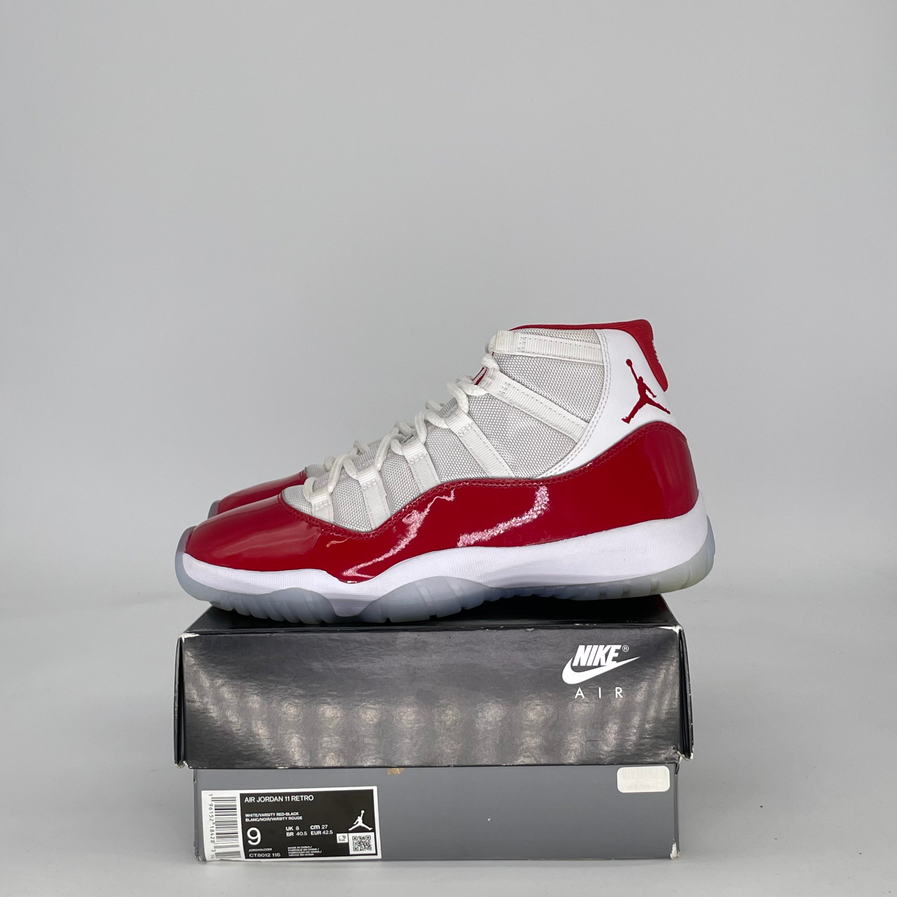 AIR JORDAN 11 CHERRY (2022) CT8012-116 SIZE 9/10.5W