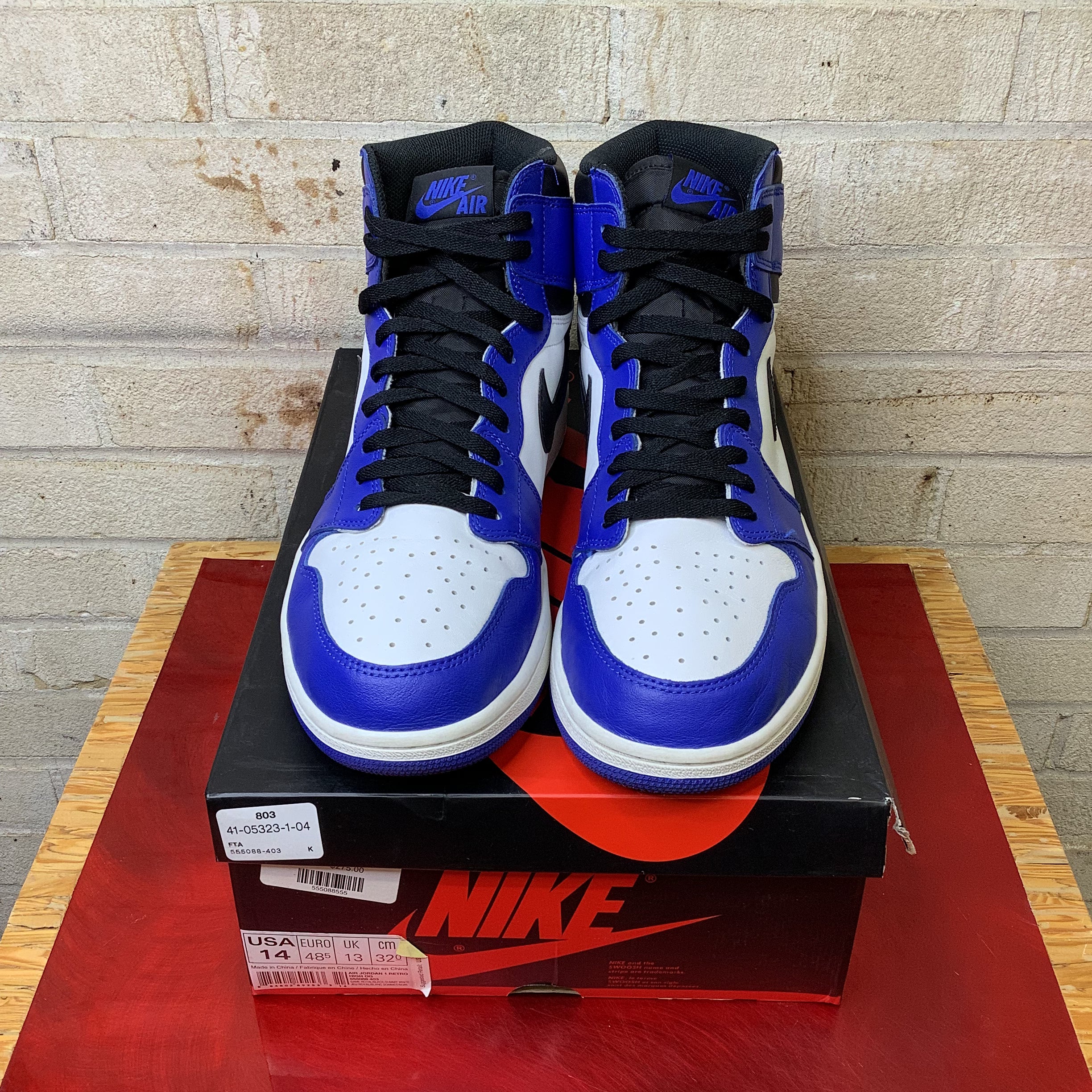 AIR JORDAN 1 GAME ROYAL SIZE 14/15.5W 555088-403