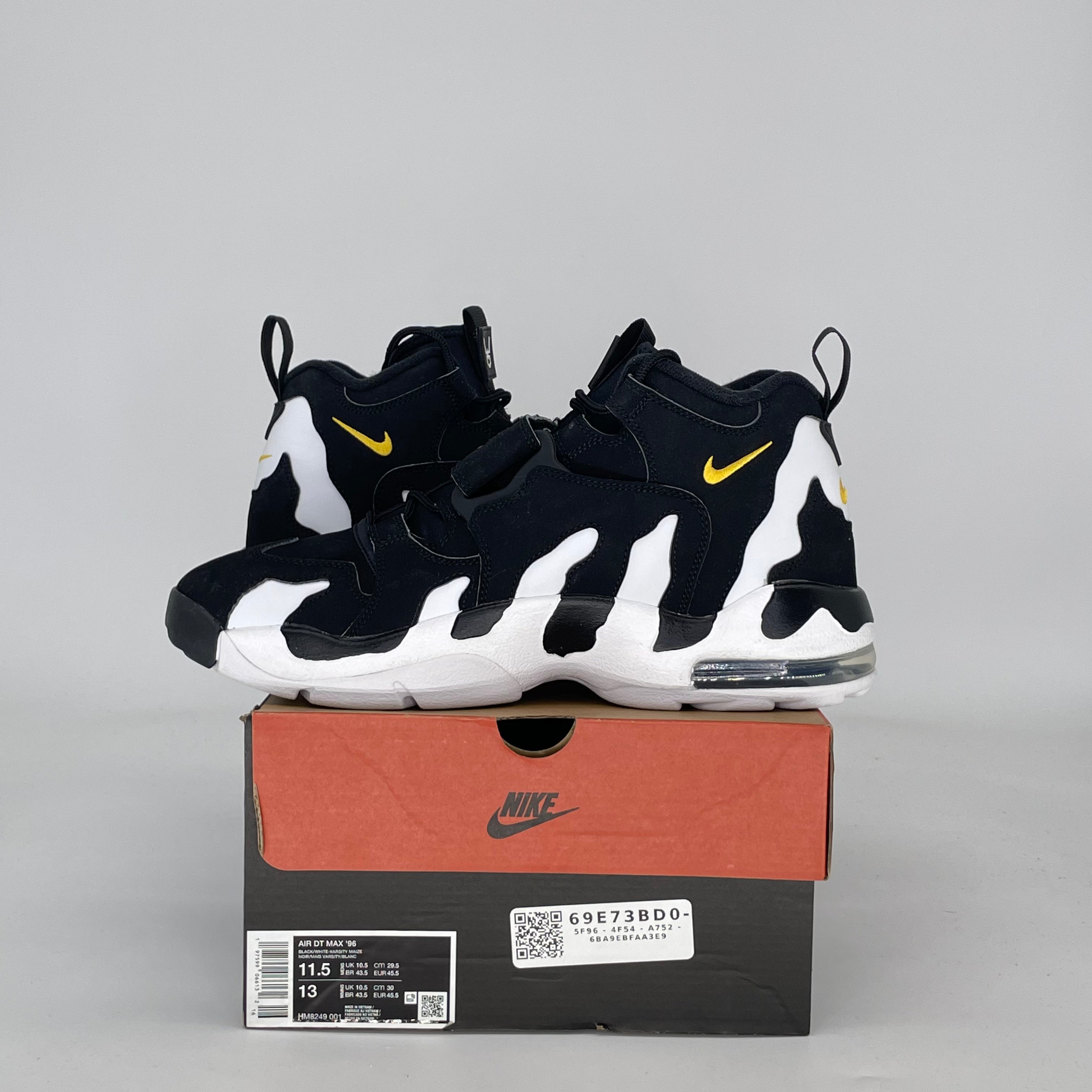 NIKE AIR DT MAX 96 BLACK WHITE HM8249-001 SIZE 11.5/13W