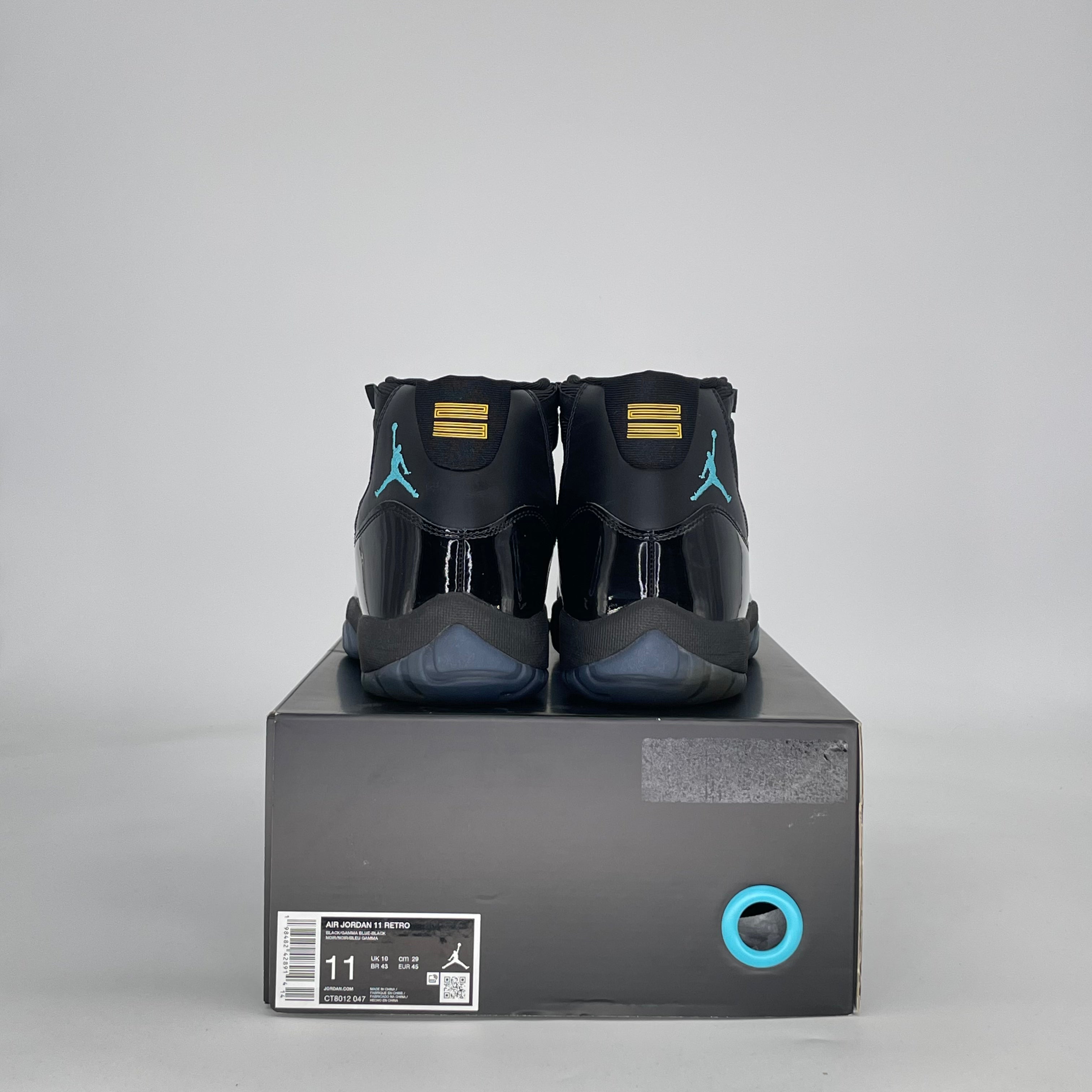 AIR JORDAN 11 GAMMA BLUE CT8012-047 SIZE 11/12.5W