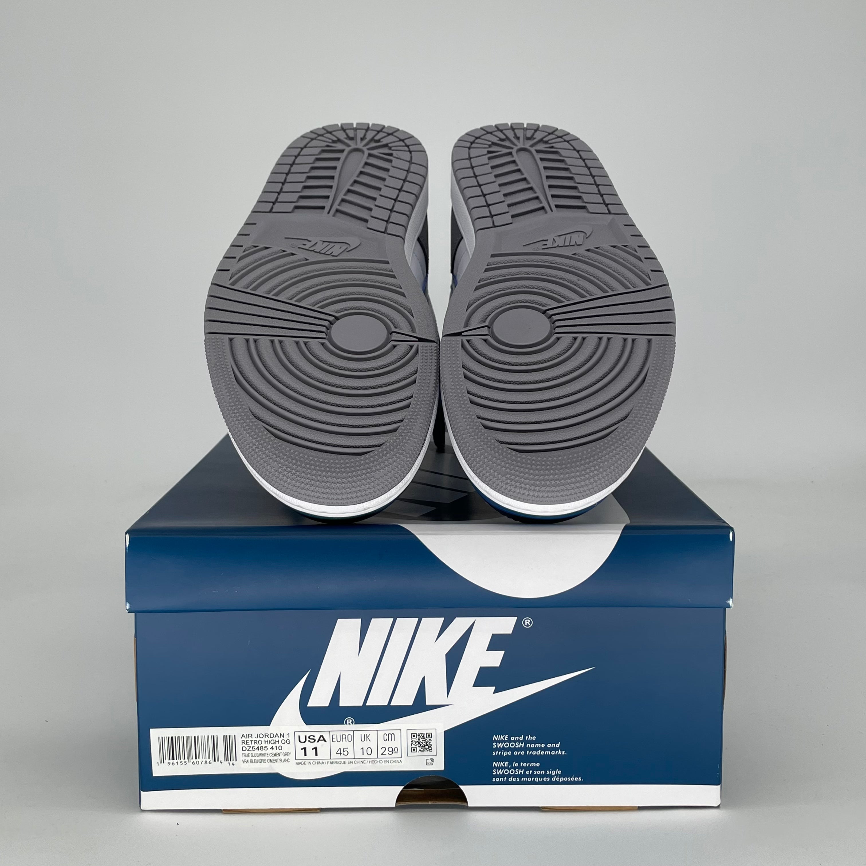 AIR JORDAN 1 TRUE BLUE DZ5485-410 SIZE 11/12.5W