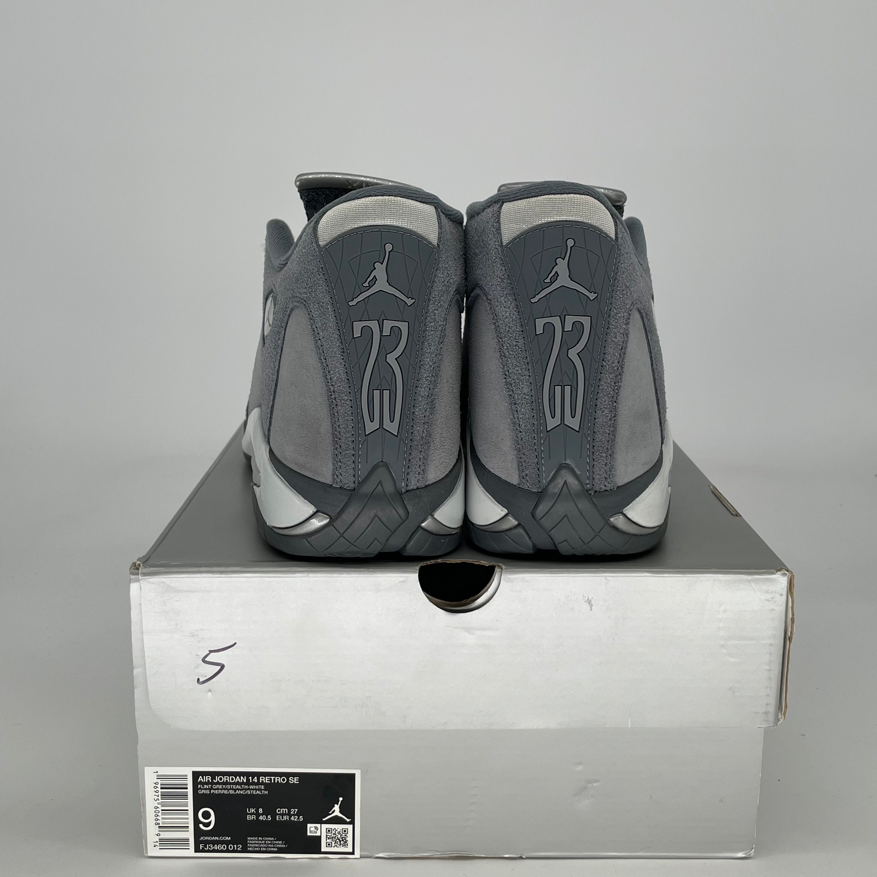 AIR JORDAN 14 FLINT GREY FJ3460-012 SIZE 9/10.5W