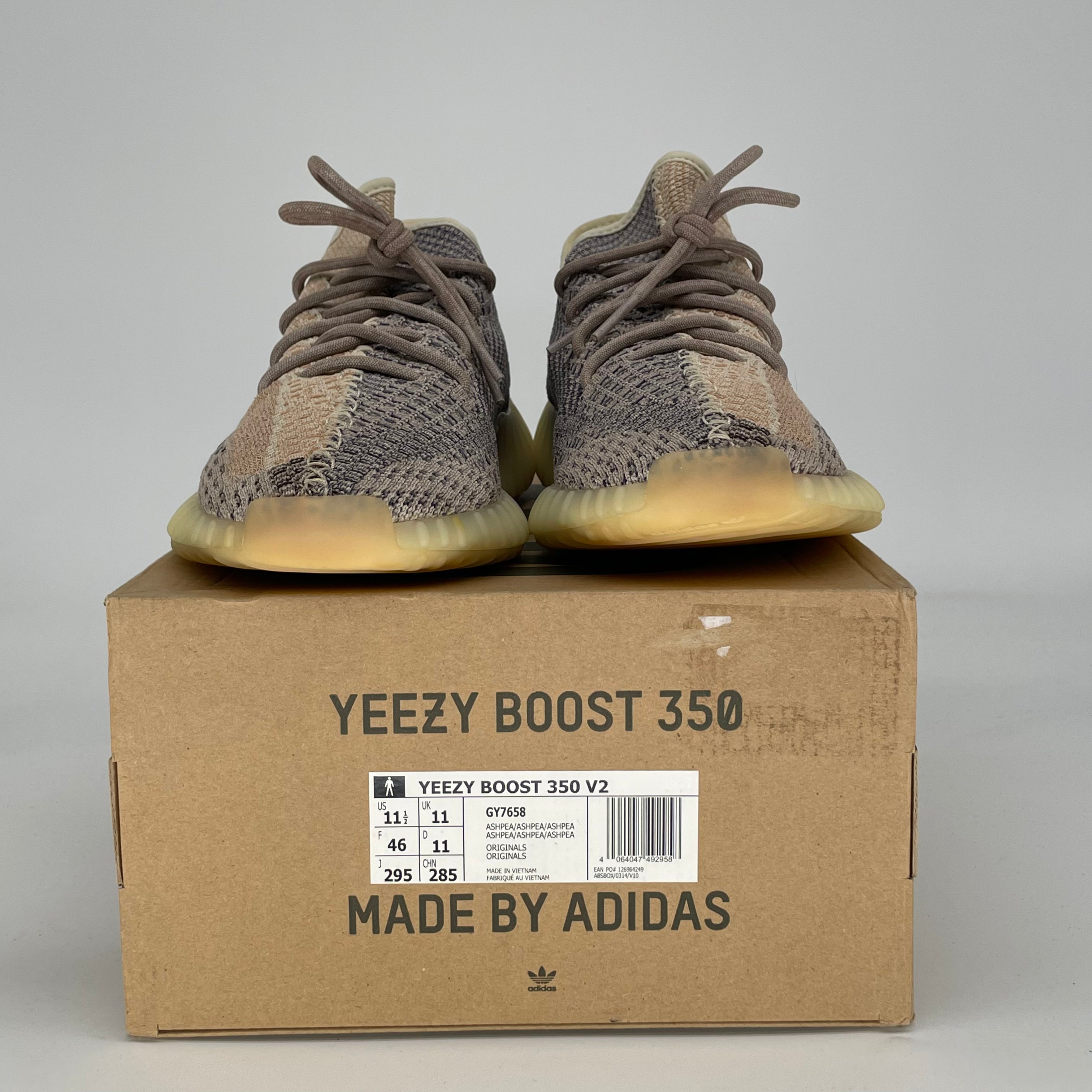 ADIDAS YEEZY 350 V2 ASH PEARL GY7658 SIZE 11.5/13W