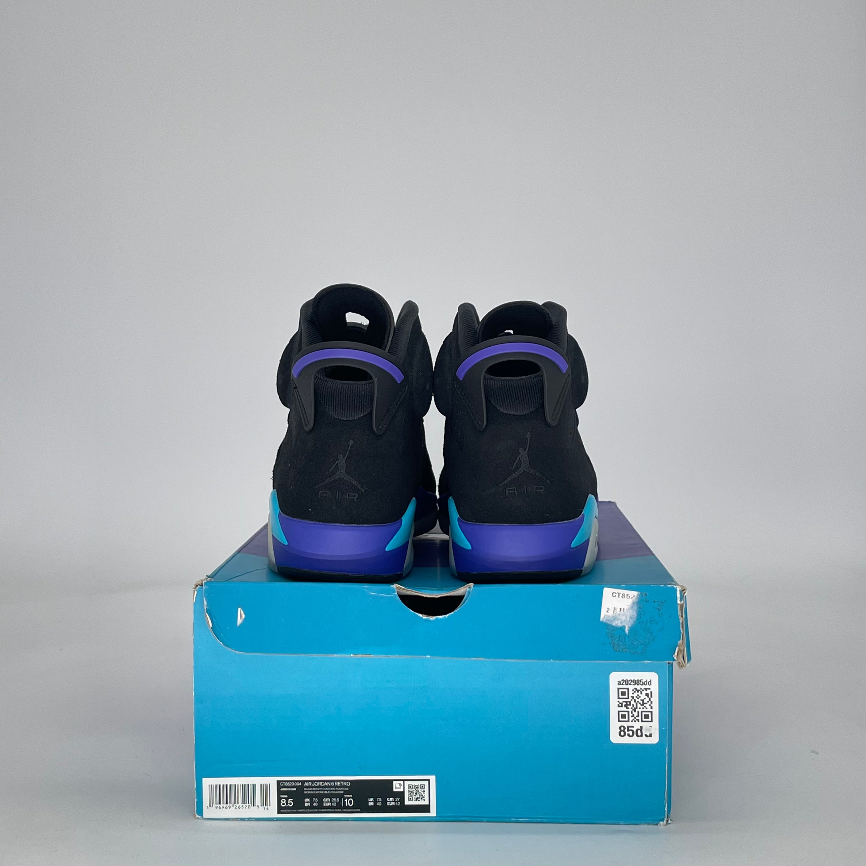 AIR JORDAN 6 AQUA CT8529-004 SIZE 8.5/10W