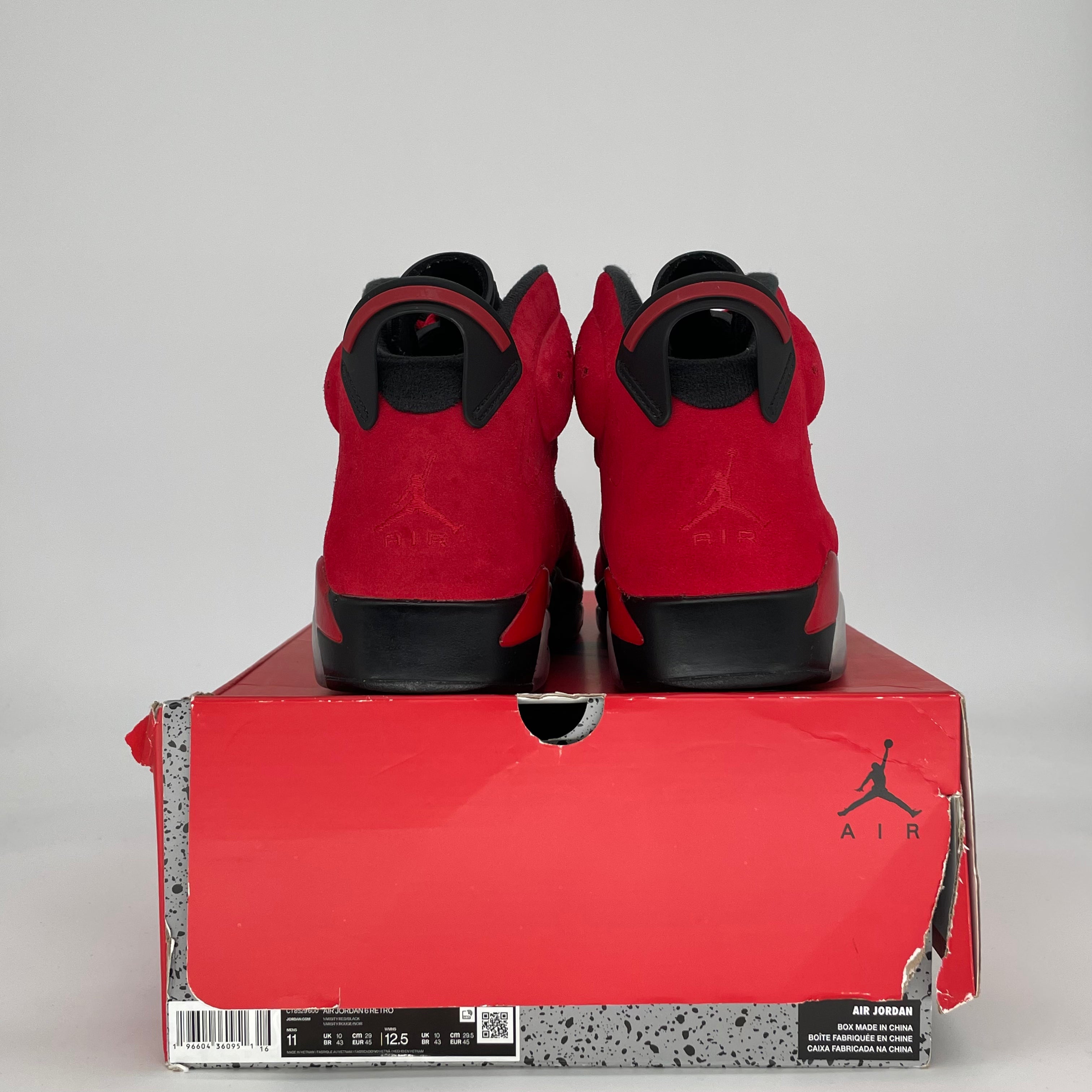 AIR JORDAN 6 TORO BRAVO CT8529-600 SIZE 11/12.5W
