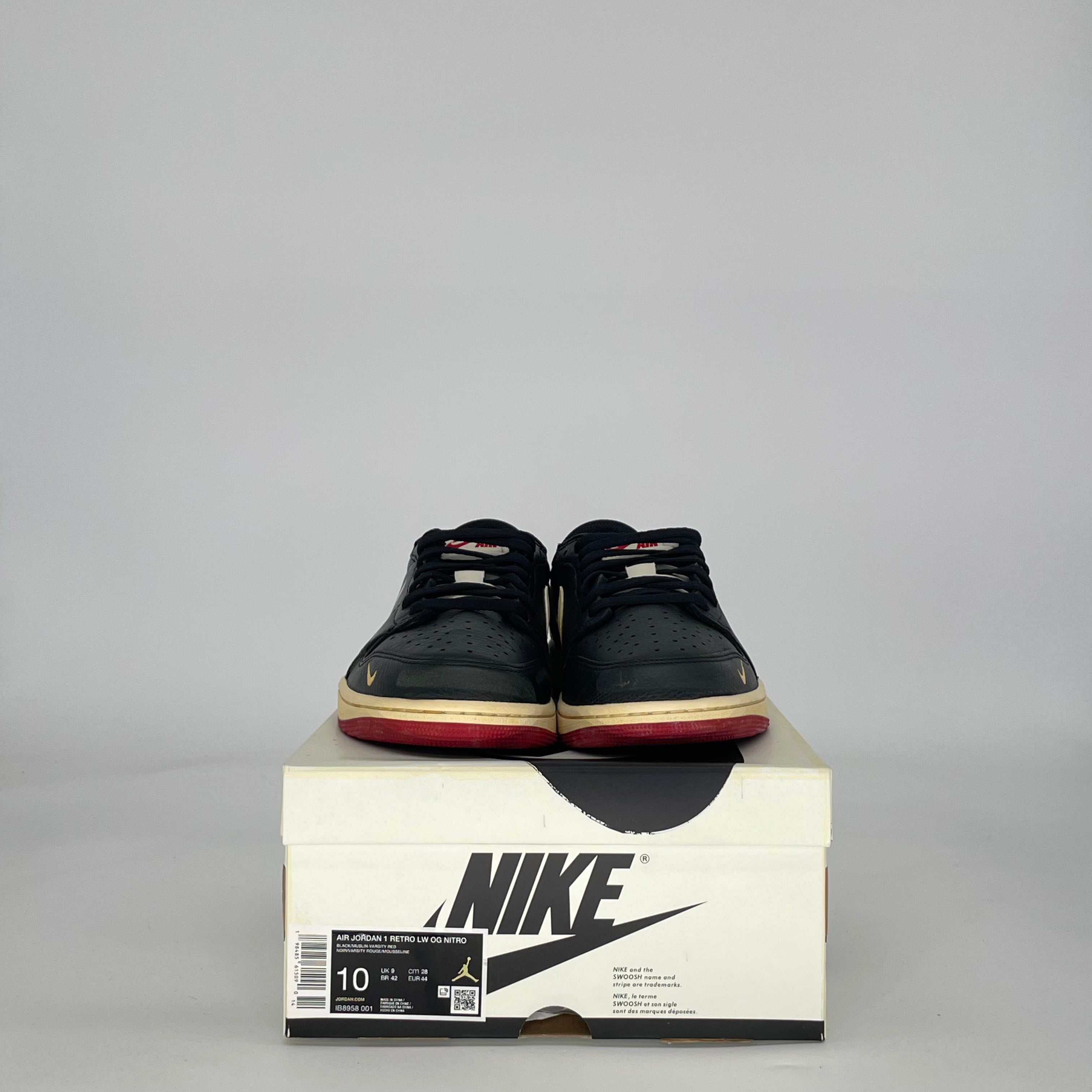 AIR JORDAN 1 LOW NIGEL SYLVESTER BETTER WITH TIME IB8958-001 SIZE 10/11.5W