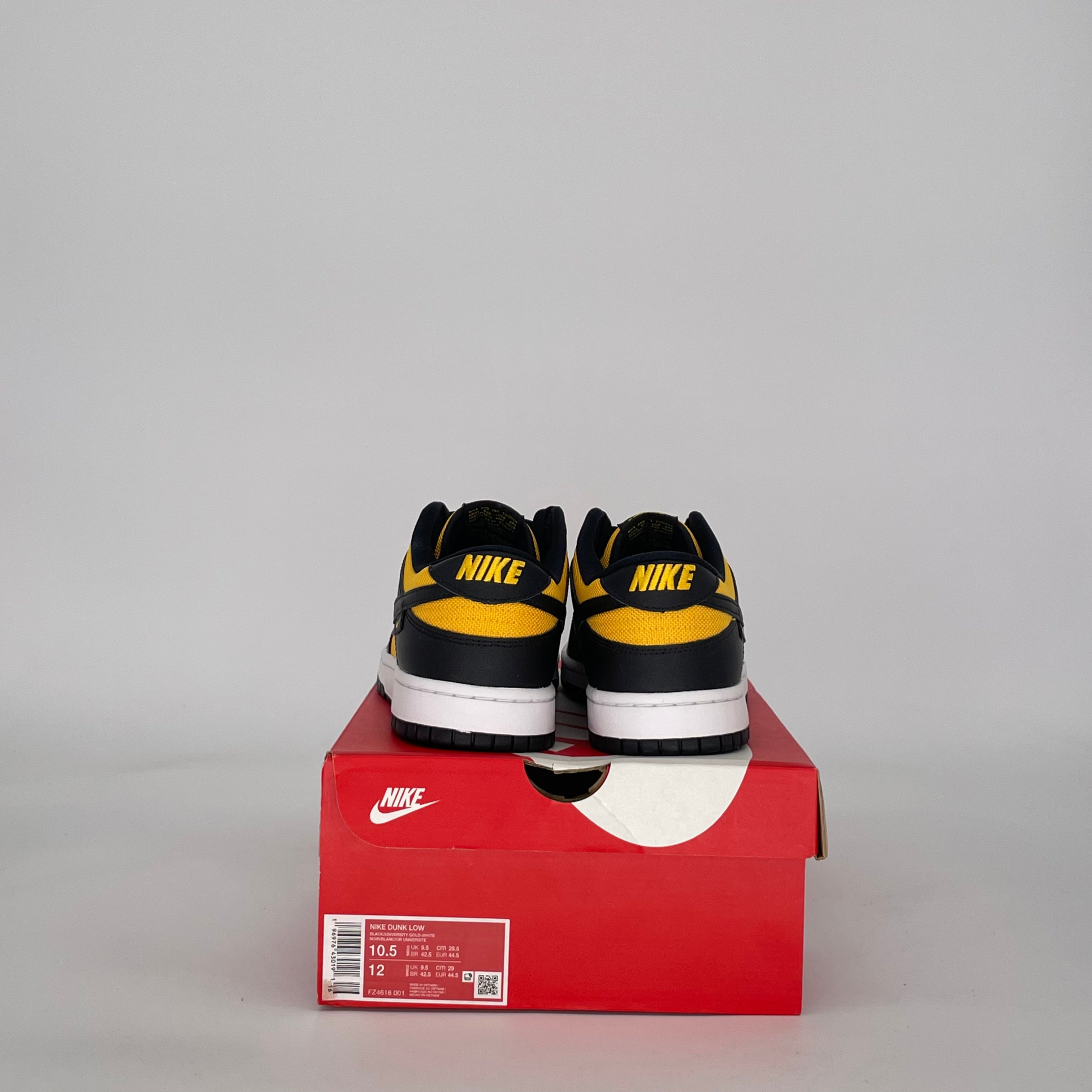 NIKE DUNK LOW REVERSE GOLDENROD FZ4618-001 SIZE 10.5/12W