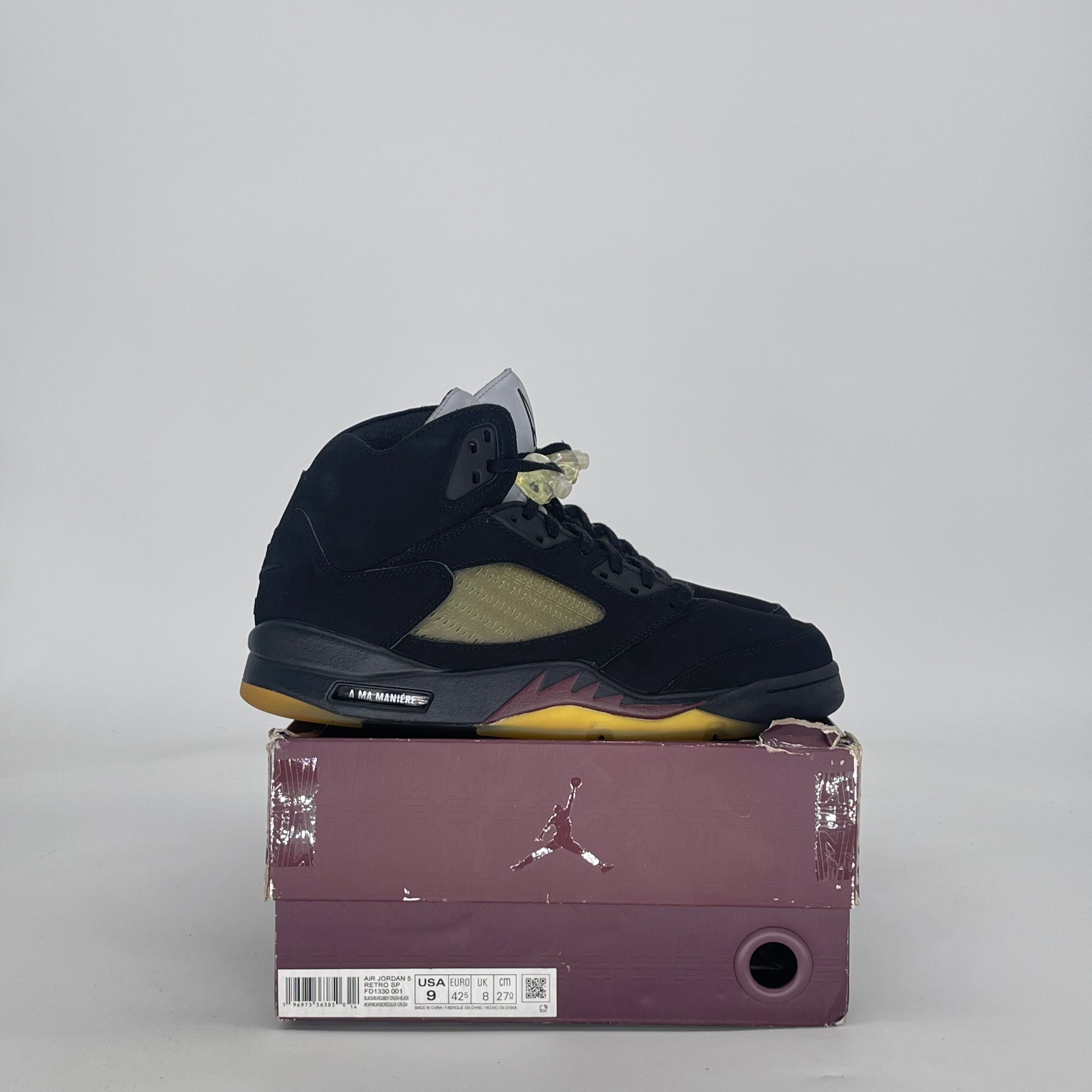 AIR JORDAN 5 A MA MANIERE DUSK FD1330-001 SIZE 9/10.5W