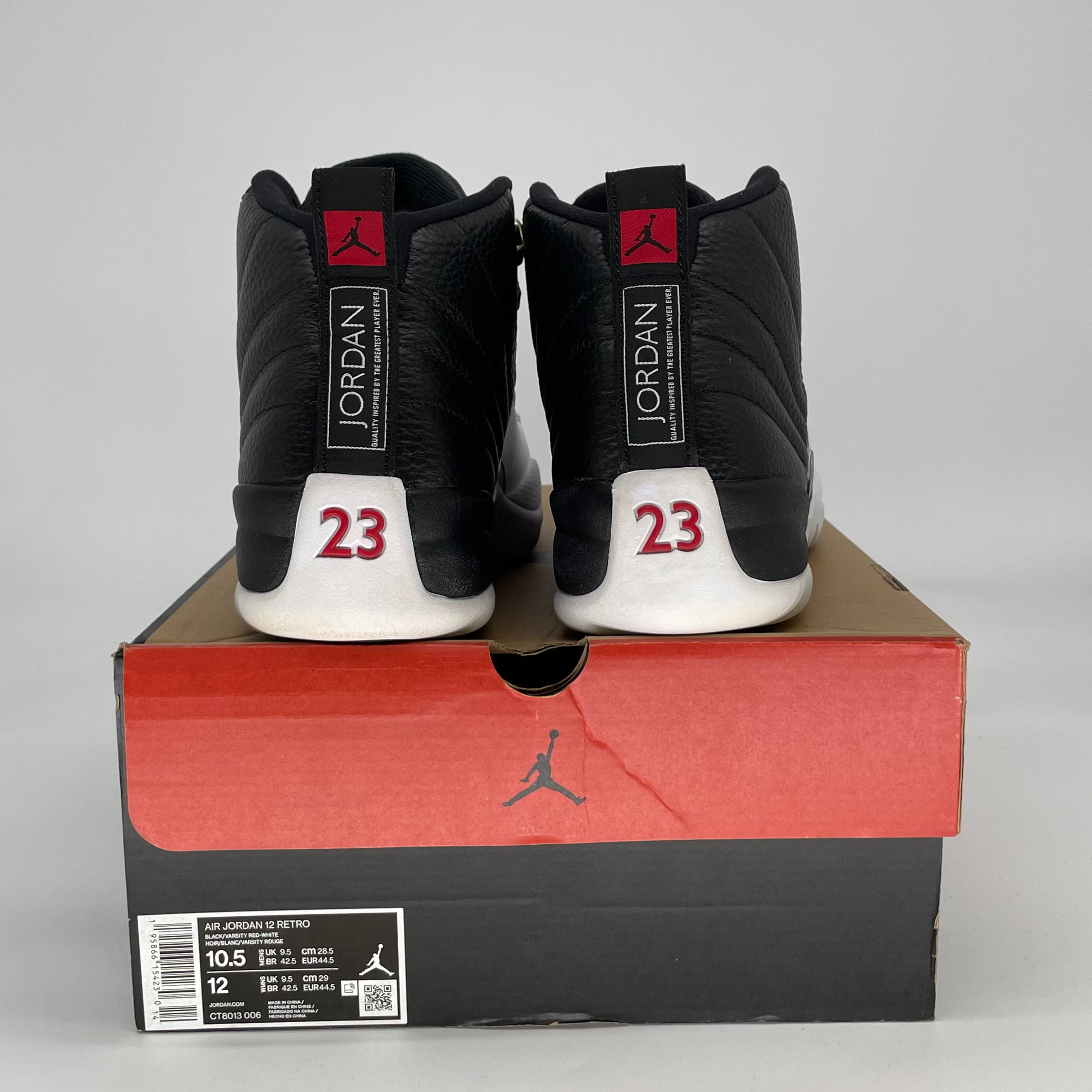 AIR JORDAN 12 PLAYOFFS CT8013-006 SIZE 10.5/12W