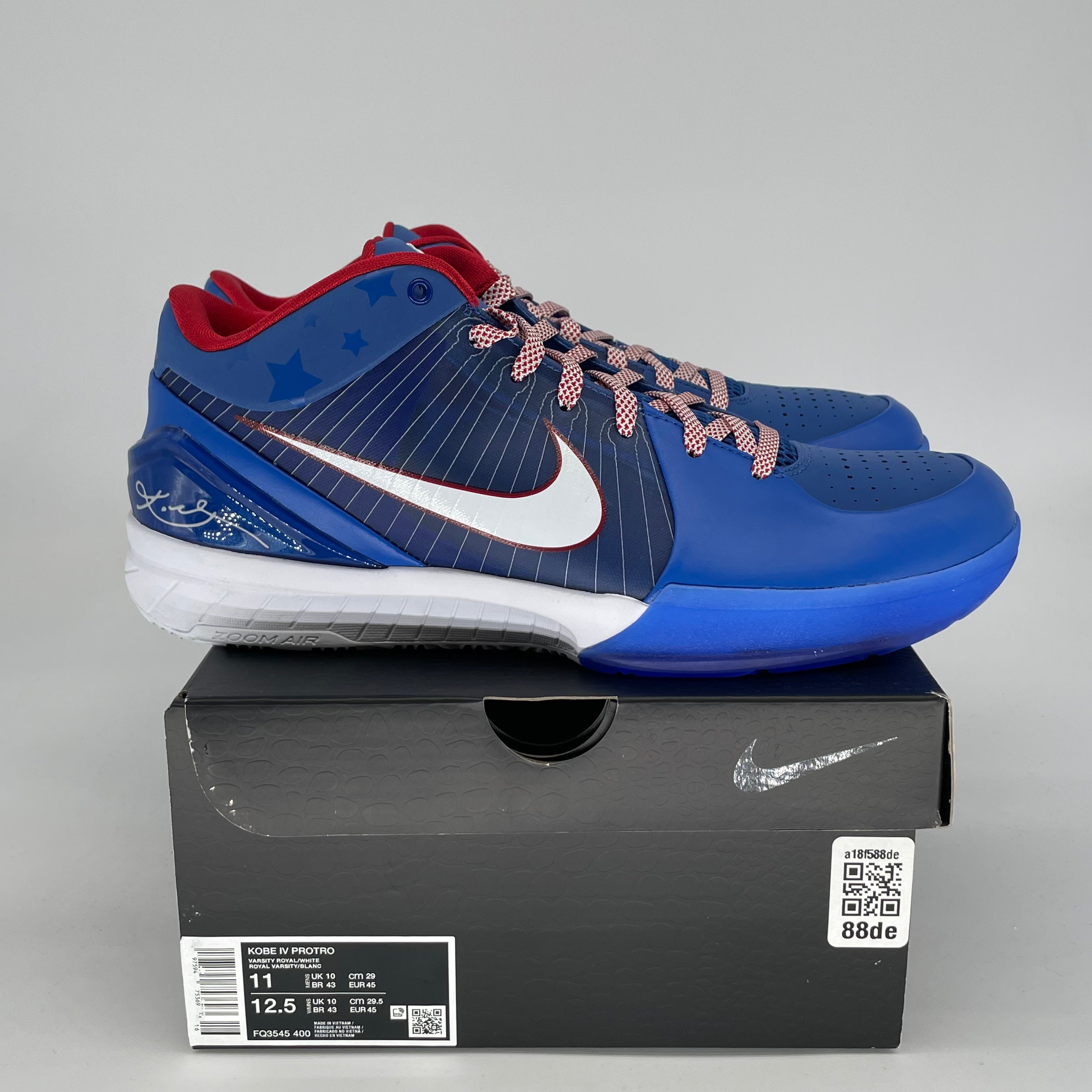 NIKE KOBE 4 PROTRO PHILLY SIZE 11/12.5W FQ3545-400