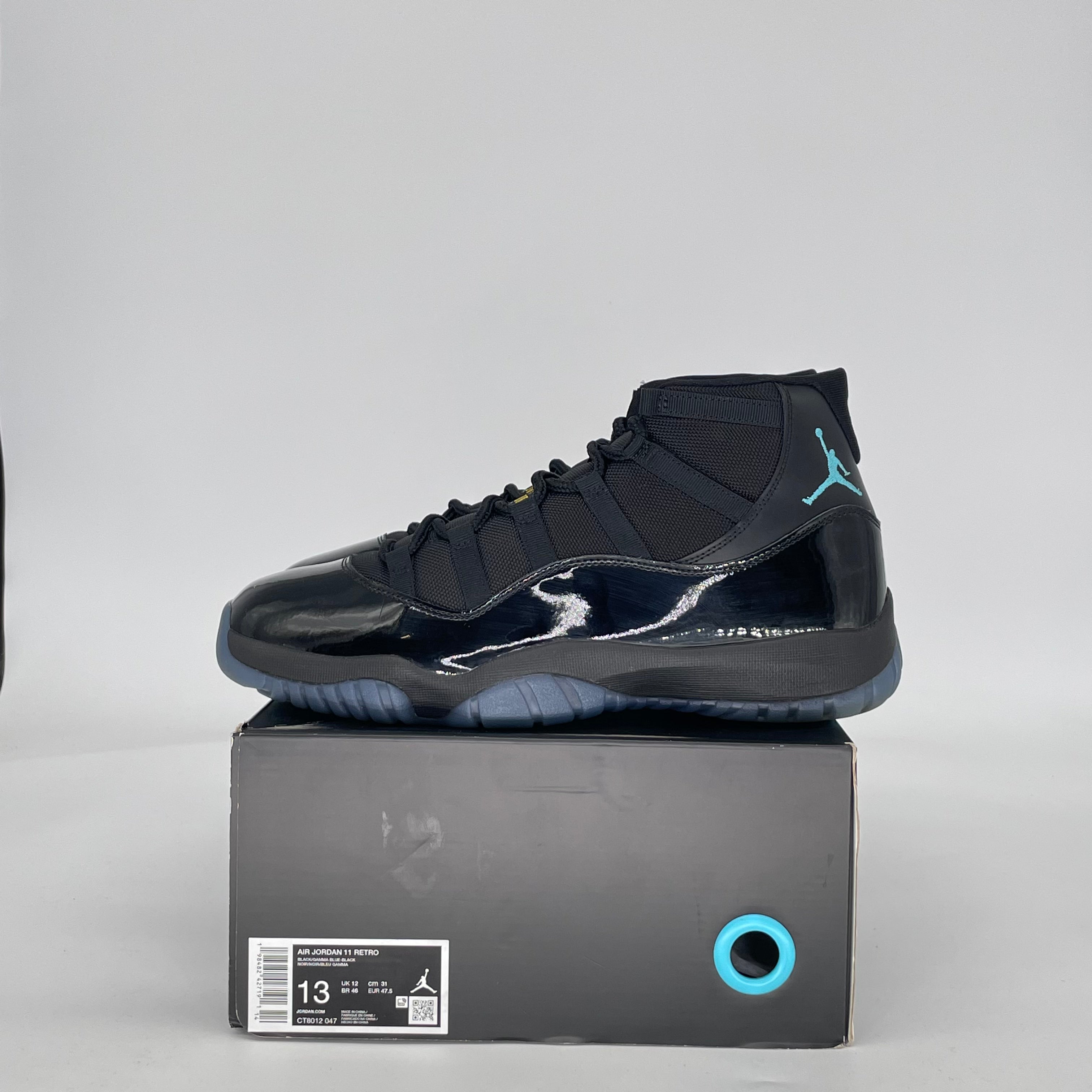 AIR JORDAN 11 GAMMA BLUE CT8012-047 SIZE 13/14.5W