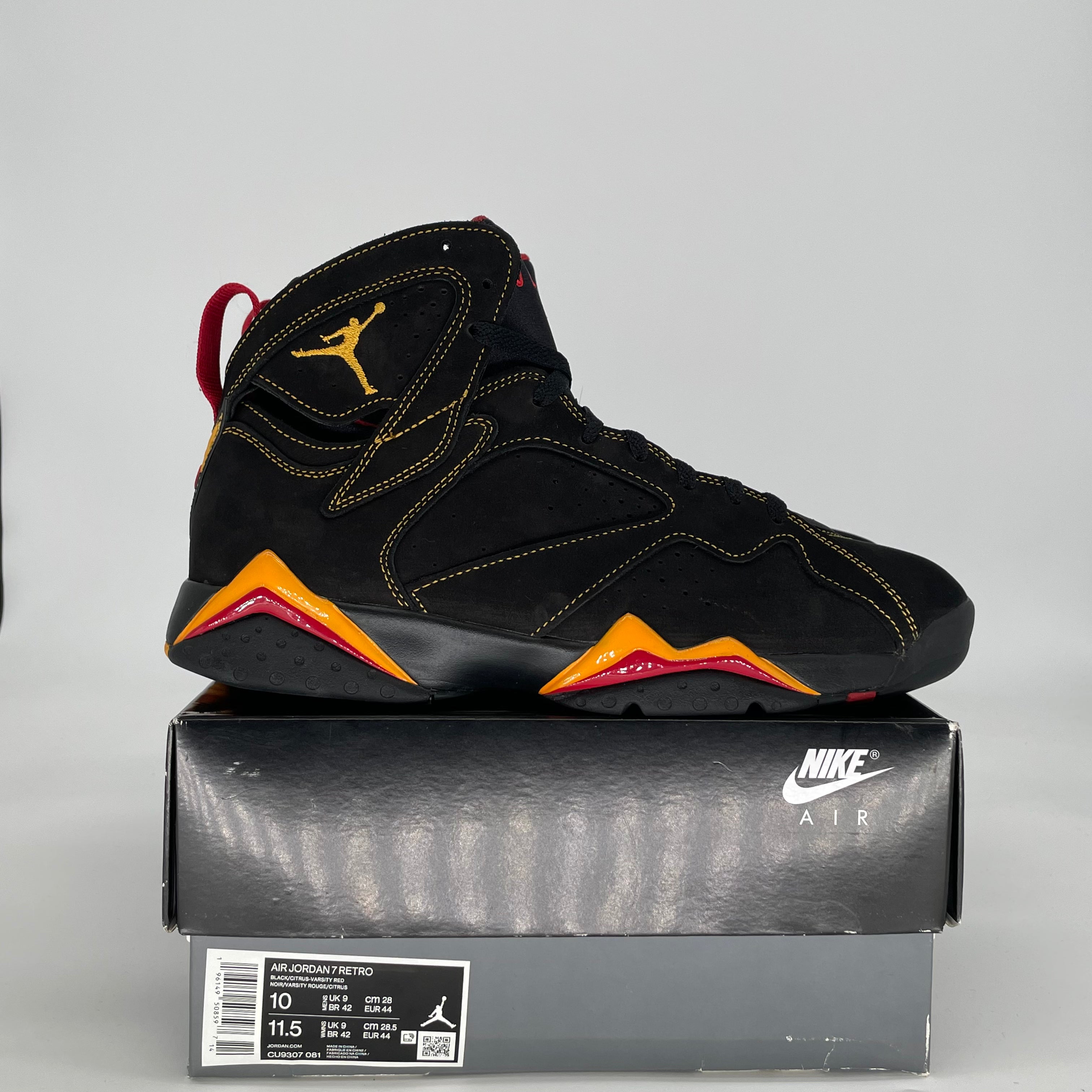 AIR JORDAN 7 CITRUS CU9307-081 SIZE 10/11.5W