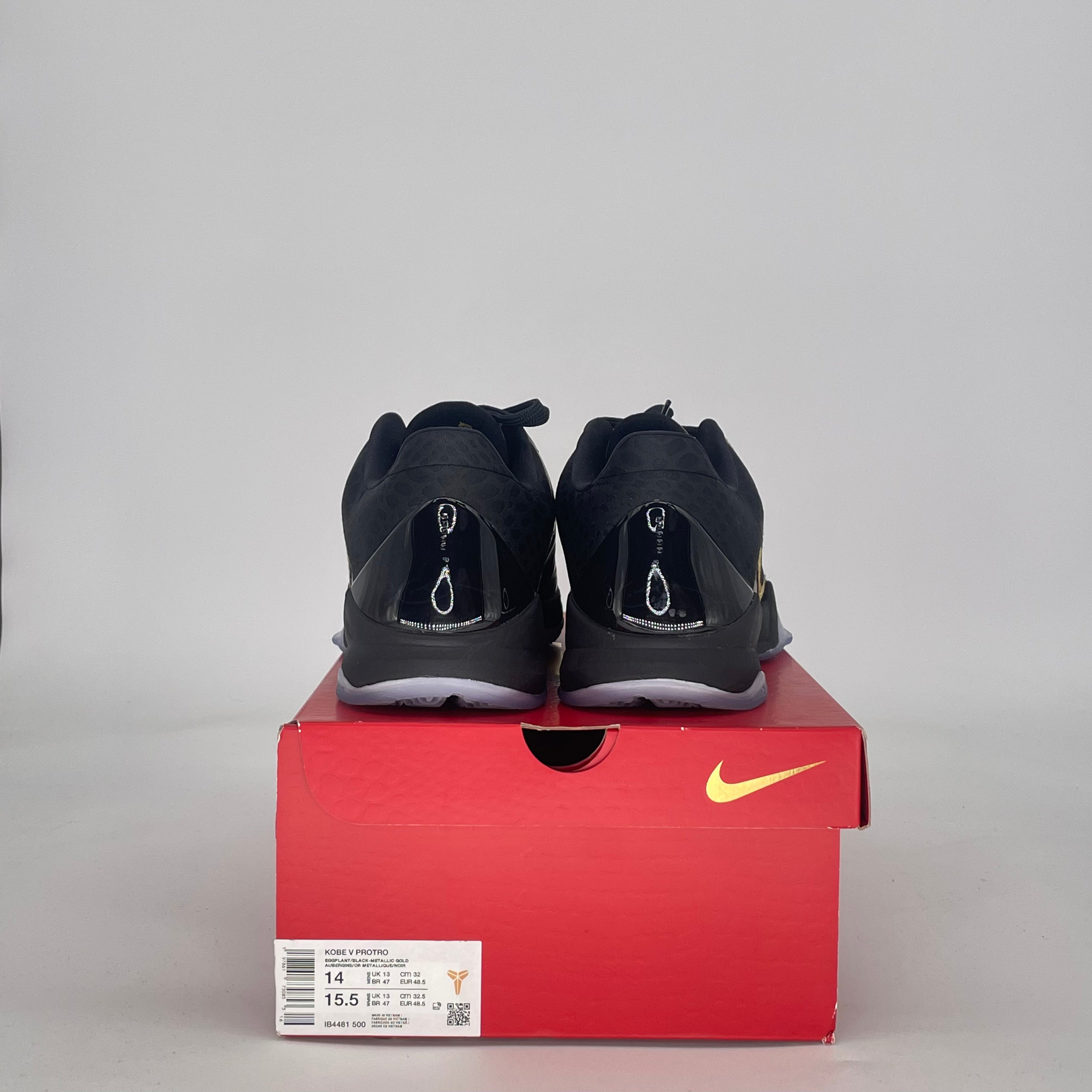 NIKE KOBE 5 PROTRO YEAR OF THE MAMBA EGGPLANT IB4481-500 SIZE 14/15.5W