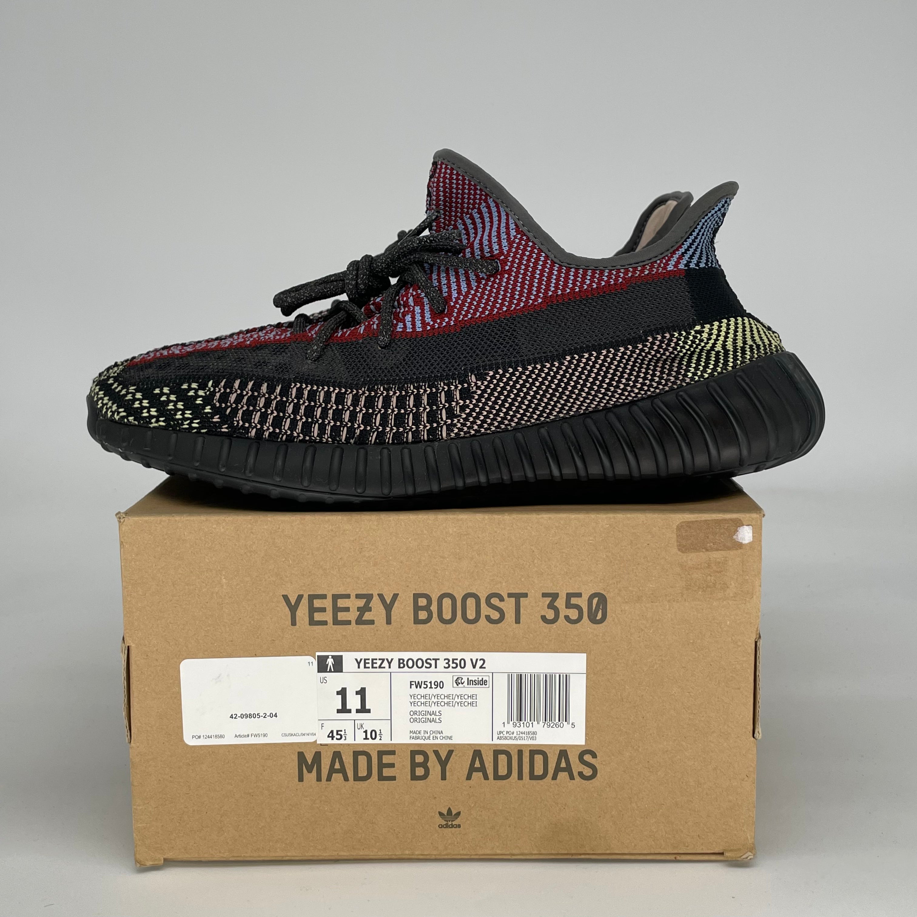 ADIDAS YEEZY 350 V2 YECHEIL FW5190 FW5190 SIZE 11/12.5W