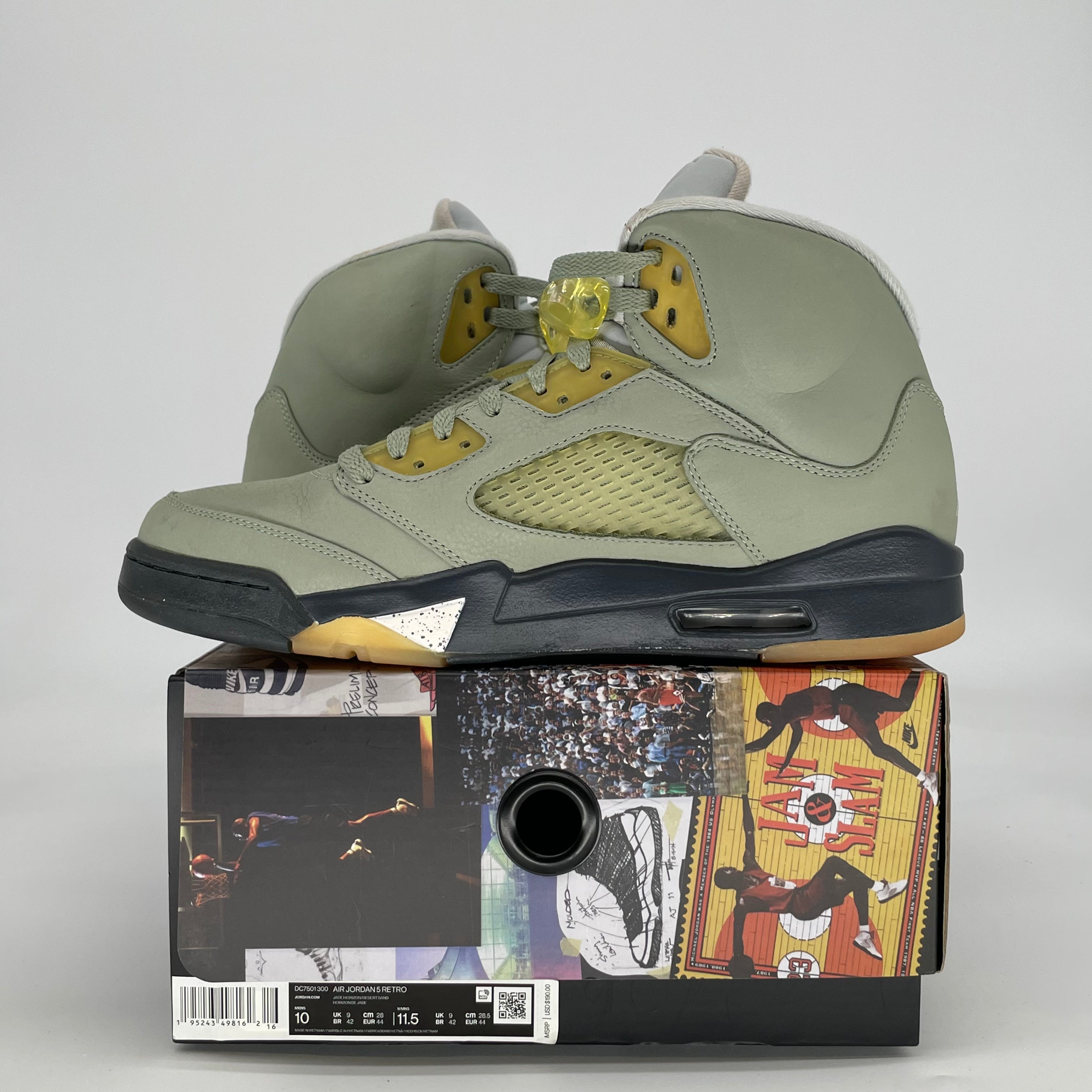 AIR JORDAN 5 JADE HORIZON DC7501-300 SIZE 10/11.5W