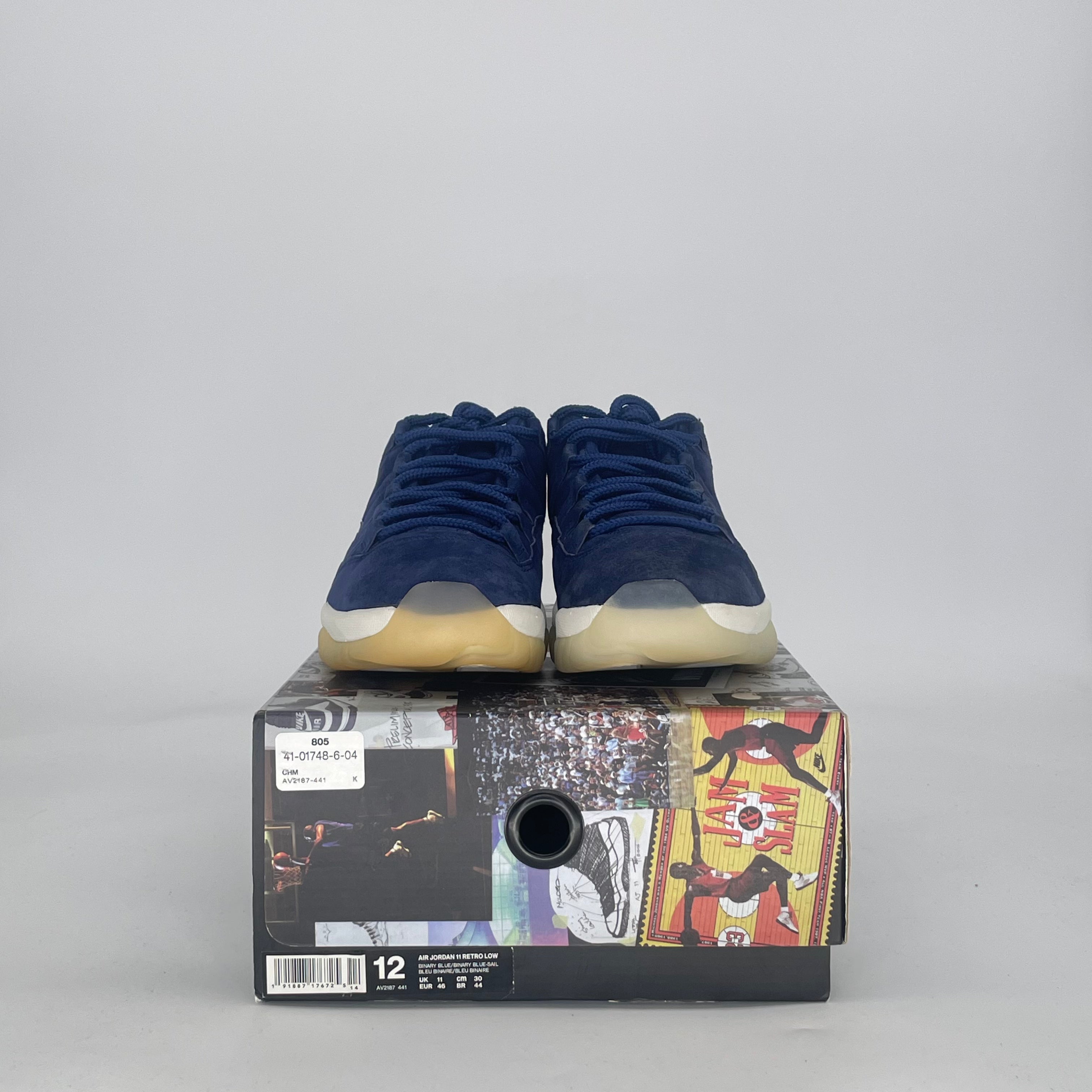 AIR JORDAN 11 LOW DEREK JETER RE2PECT AV2187-441 SIZE 12/13.5W