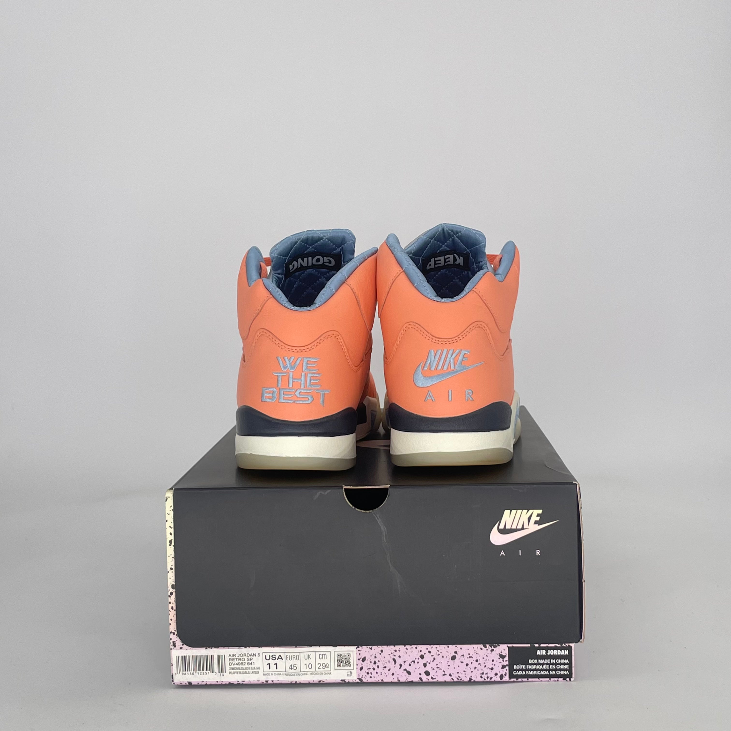 AIR JORDAN 5 DJ KHALED WE THE BEST CRIMSON BLISS DV4982-641 SIZE 11/12.5W