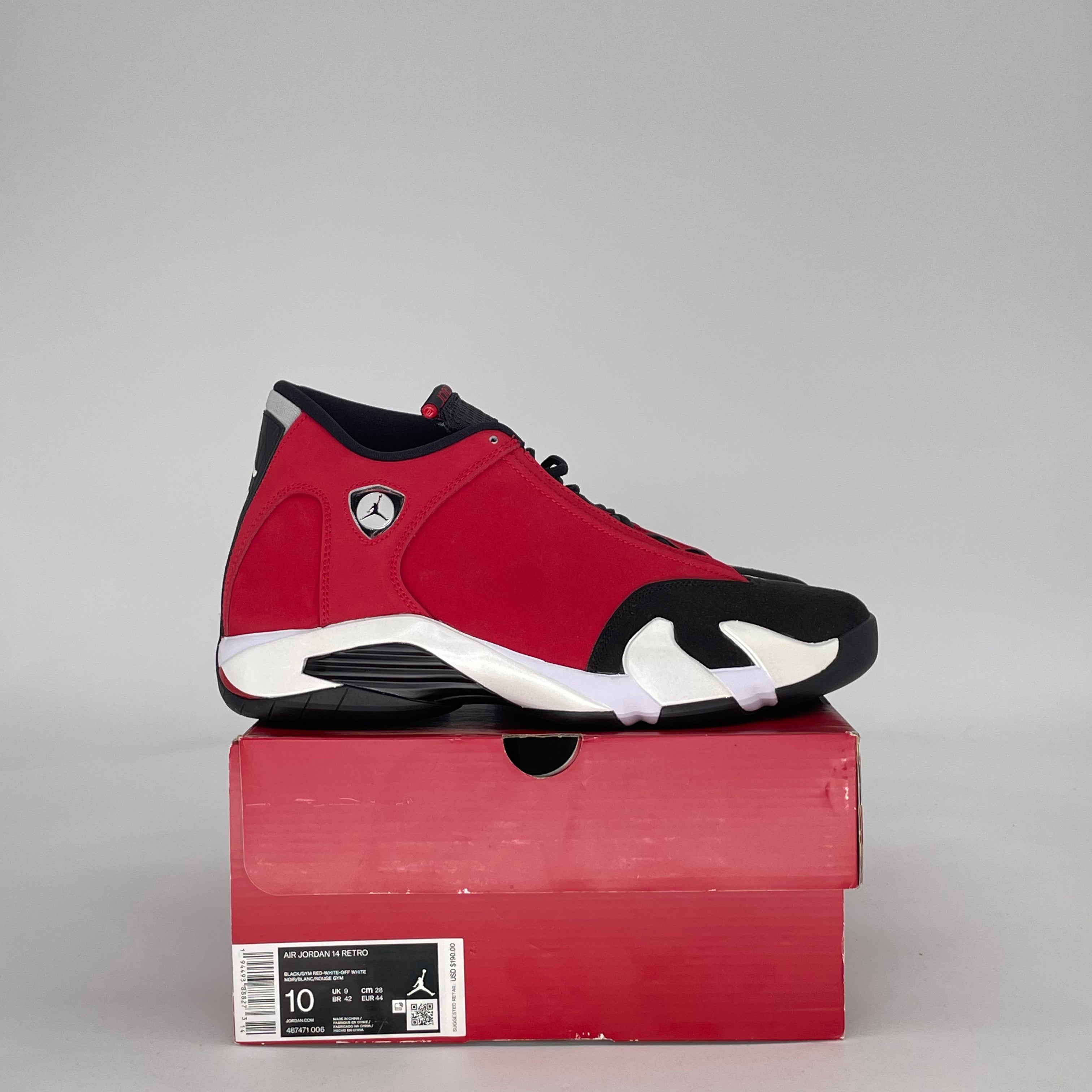 AIR JORDAN 14 GYM RED TORO 487471-006 SIZE 10/11.5W