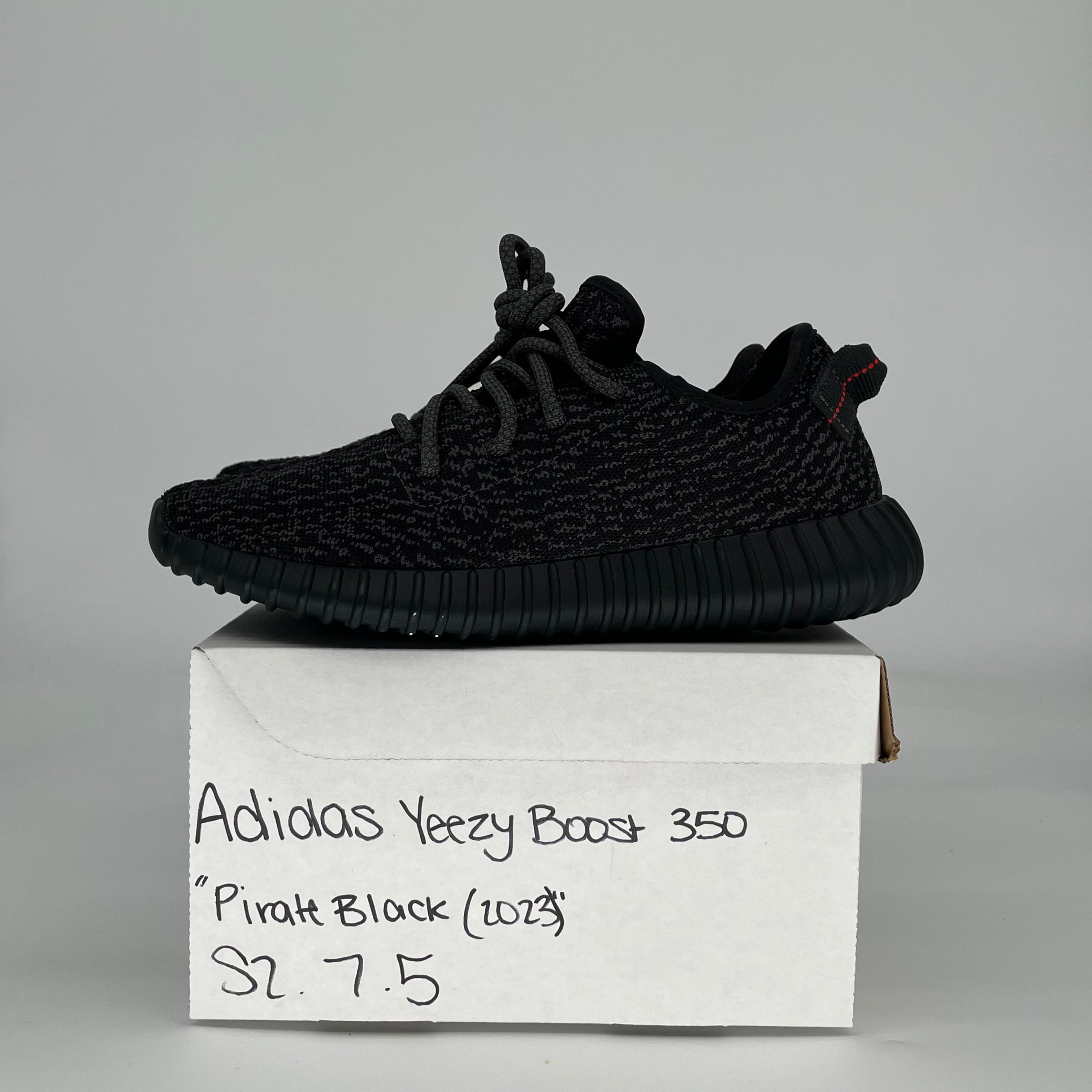 ADIDAS YEEZY BOOST 350 PIRATE BLACK (2023) BB5350 SIZE 7.5/9W