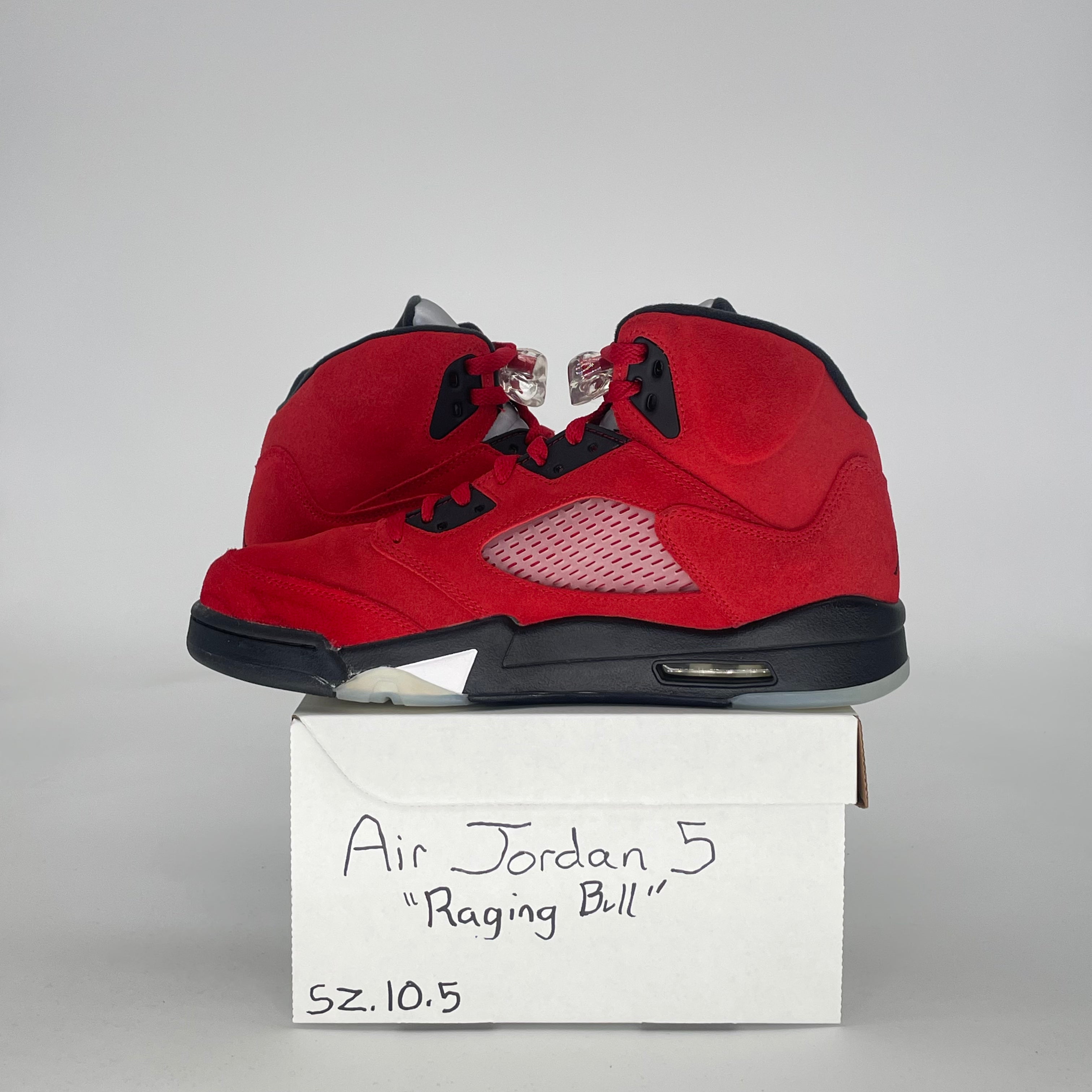 AIR JORDAN 5 RAGING BULL RED DD0587-600 SIZE 10.5/12W