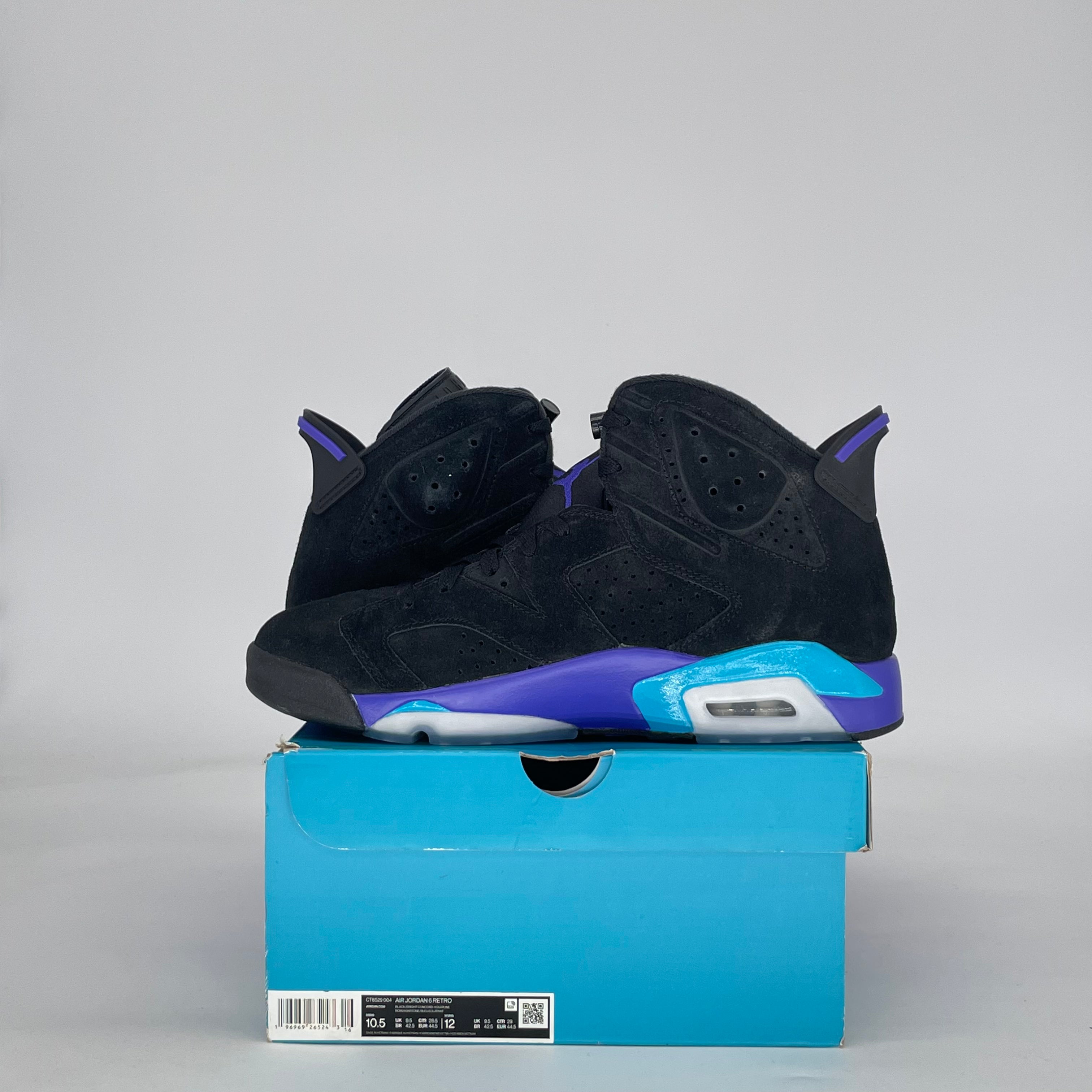 AIR JORDAN 6 AQUA CT8529-004 SIZE 10.5/12W