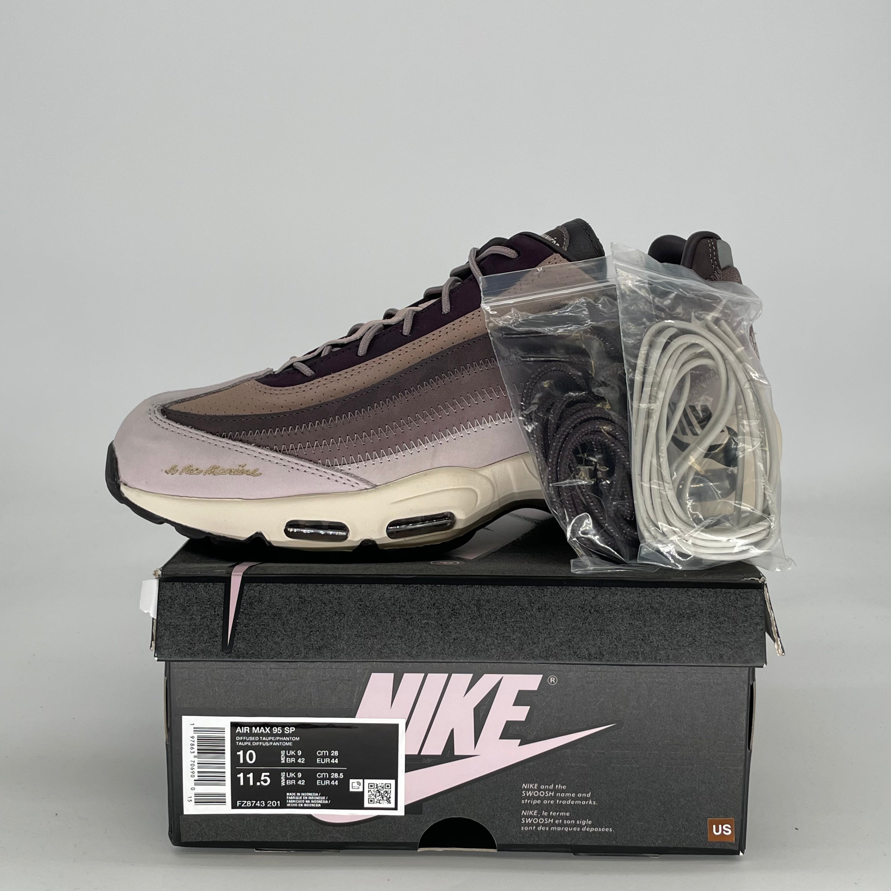 NIKE AIR MAX 95 A MA MANIERE DIFFUSED TAUPE FZ8743-201 SIZE 10/11.5W