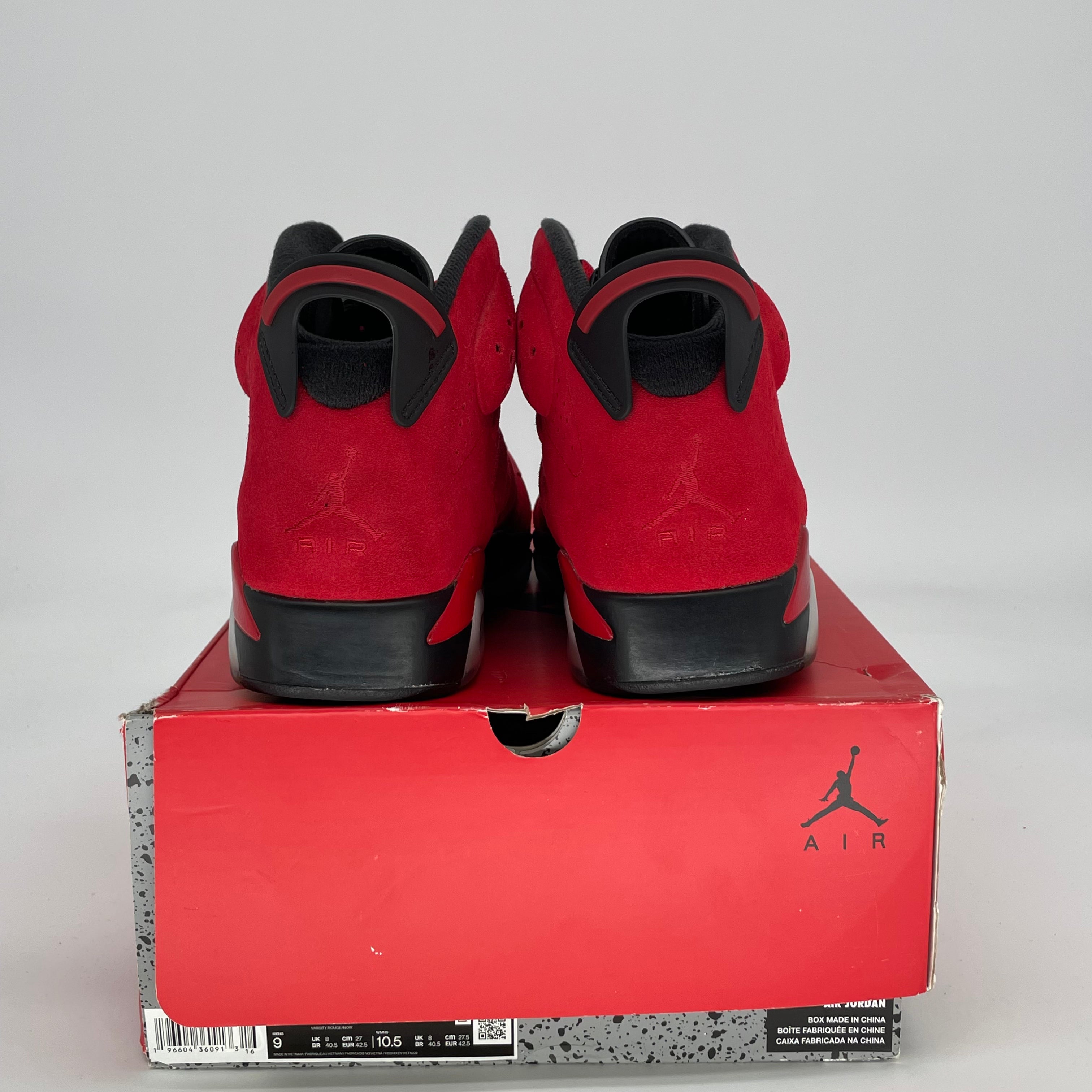 AIR JORDAN 6 TORO BRAVO CT8529-600 SIZE 9/10.5W