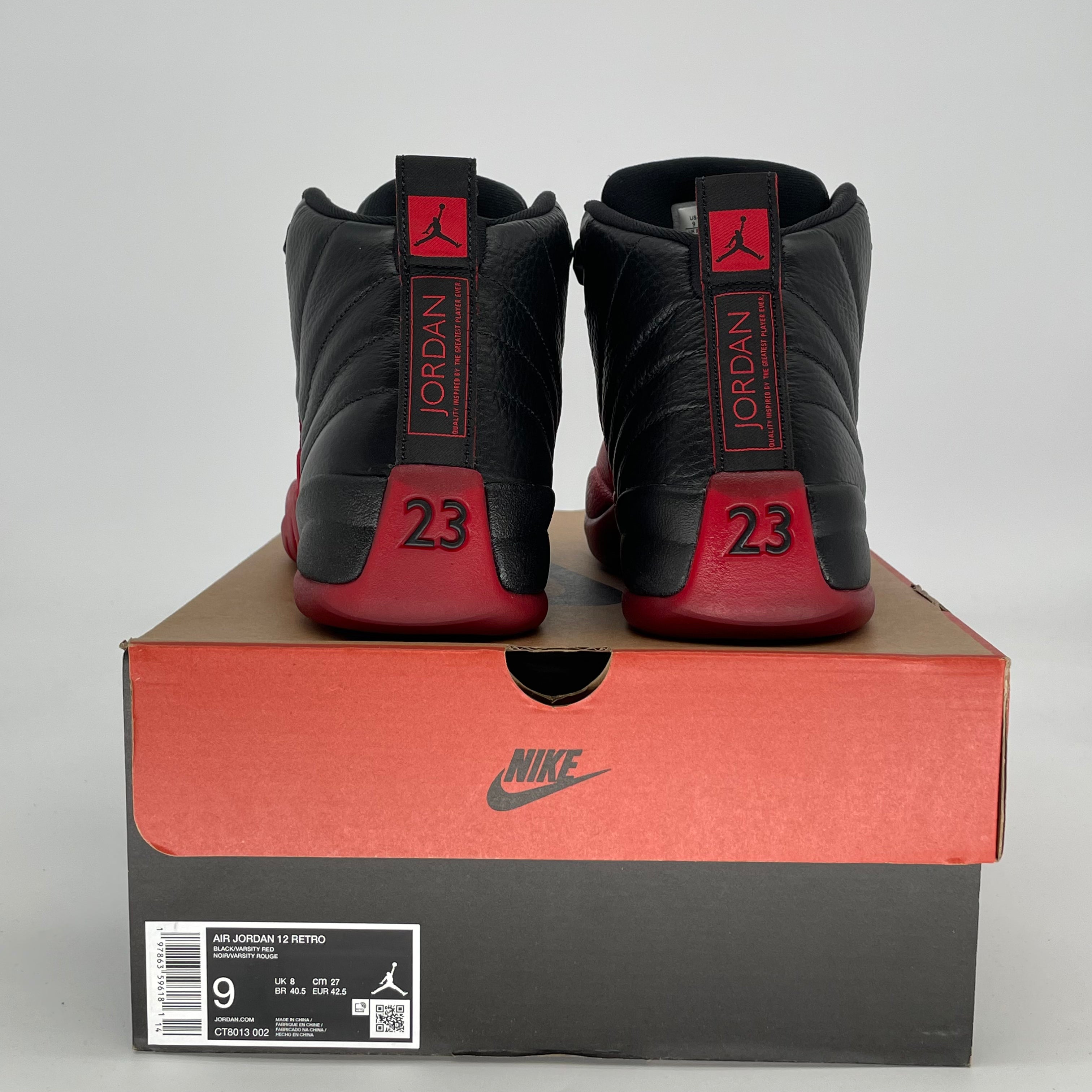 AIR JORDAN 12 FLU GAME CT8013-002 SIZE 9/10.5W