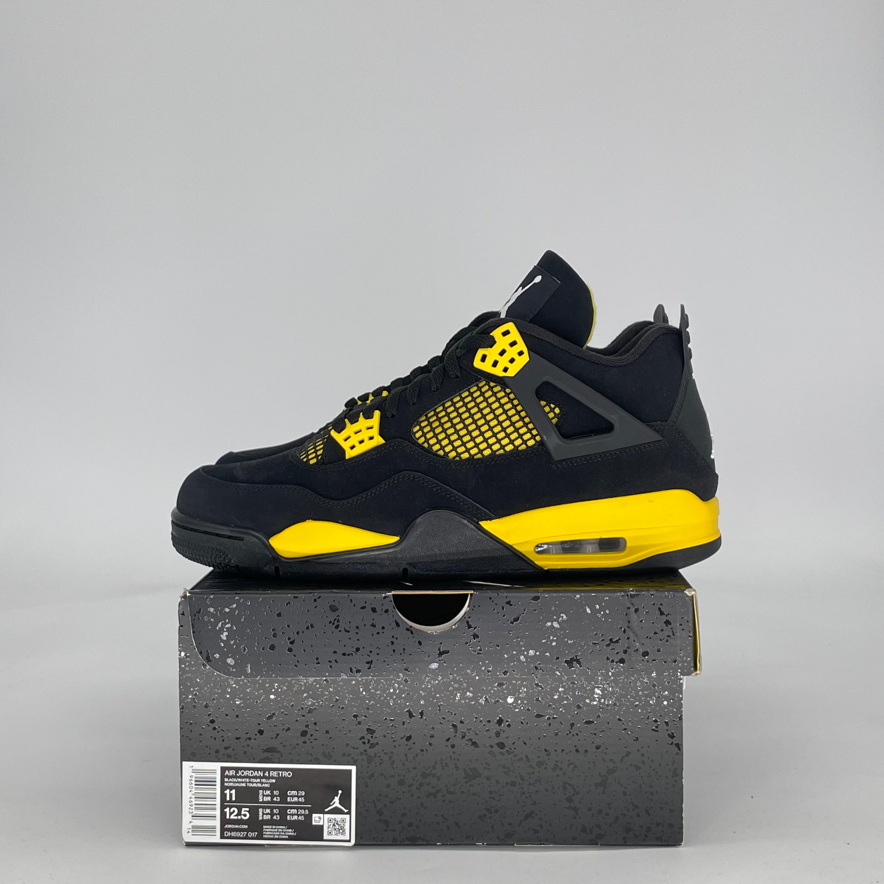 AIR JORDAN 4 THUNDER (2023) DH6927-017 SIZE 11/12.5W