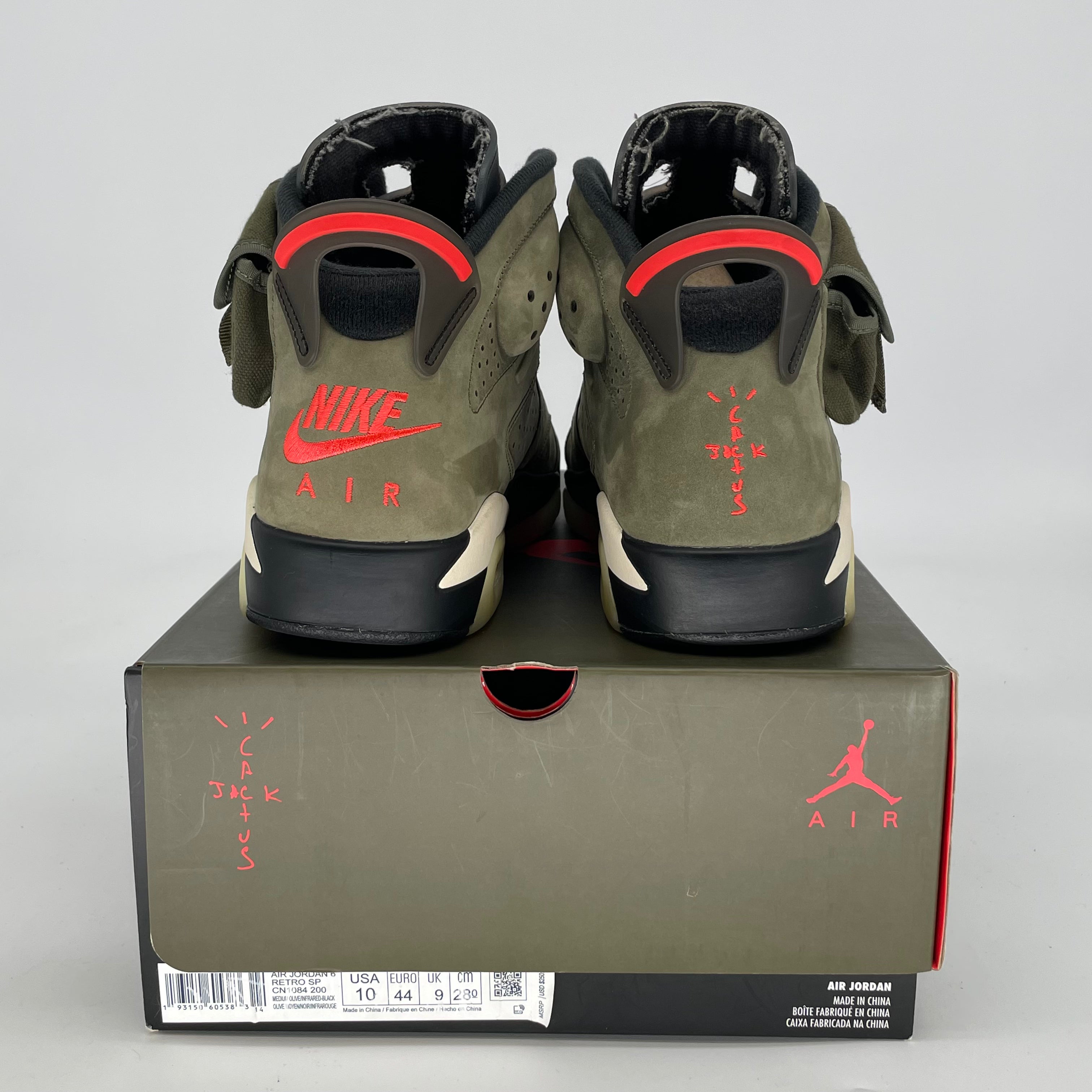 AIR JORDAN 6 TRAVIS SCOTT CN1084-200 SIZE 10/11.5W
