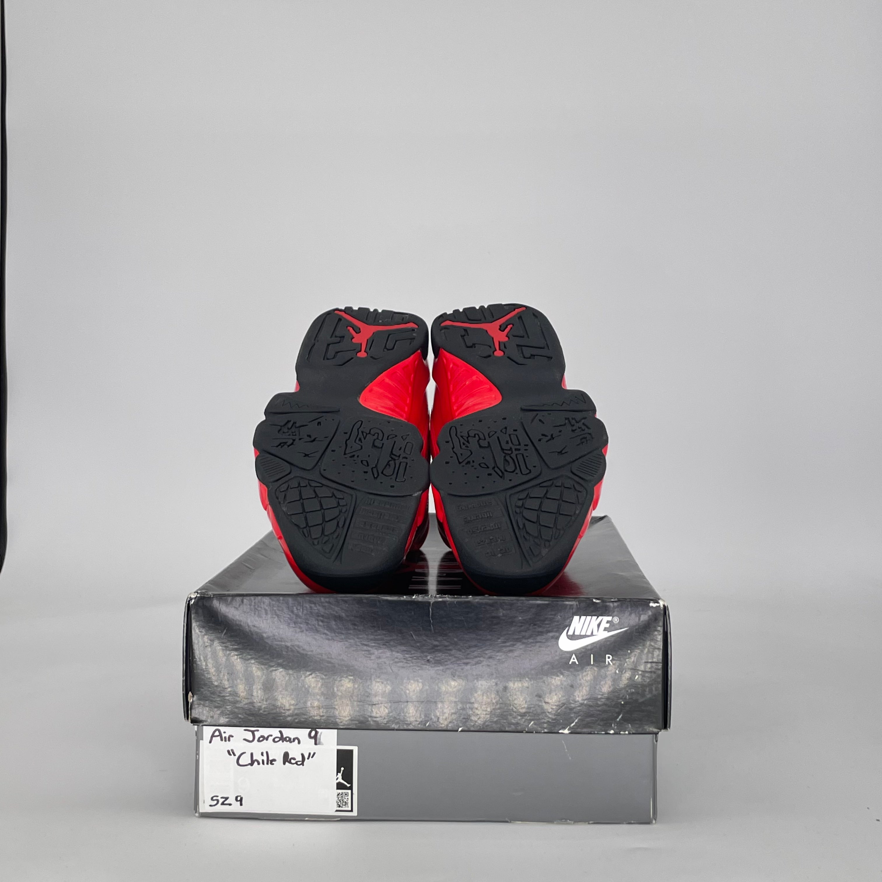 AIR JORDAN 9 CHILE RED CT8019-600 SIZE 9/10.5W