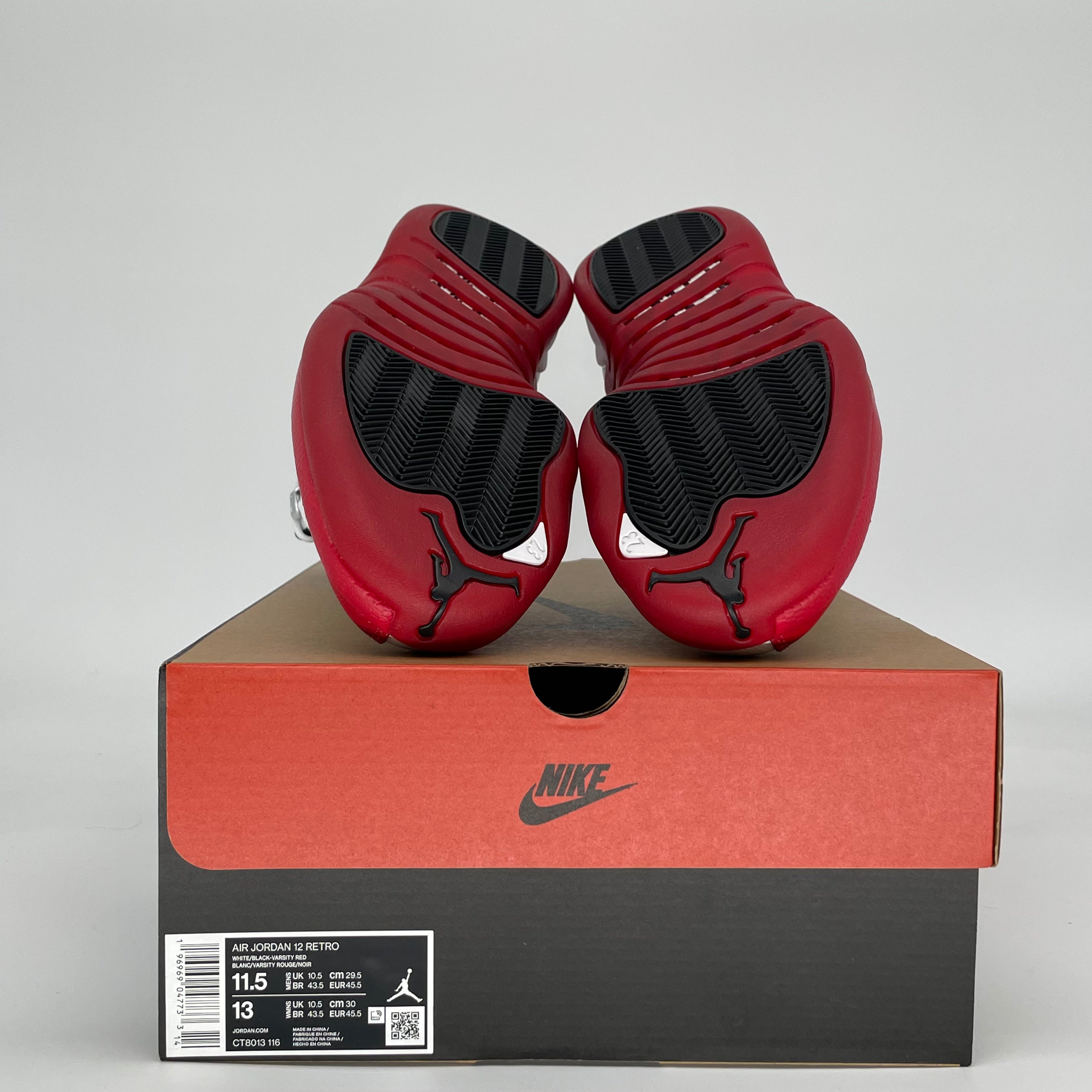 AIR JORDAN 12 CHERRY CT8013-116 SIZE 11.5/13W