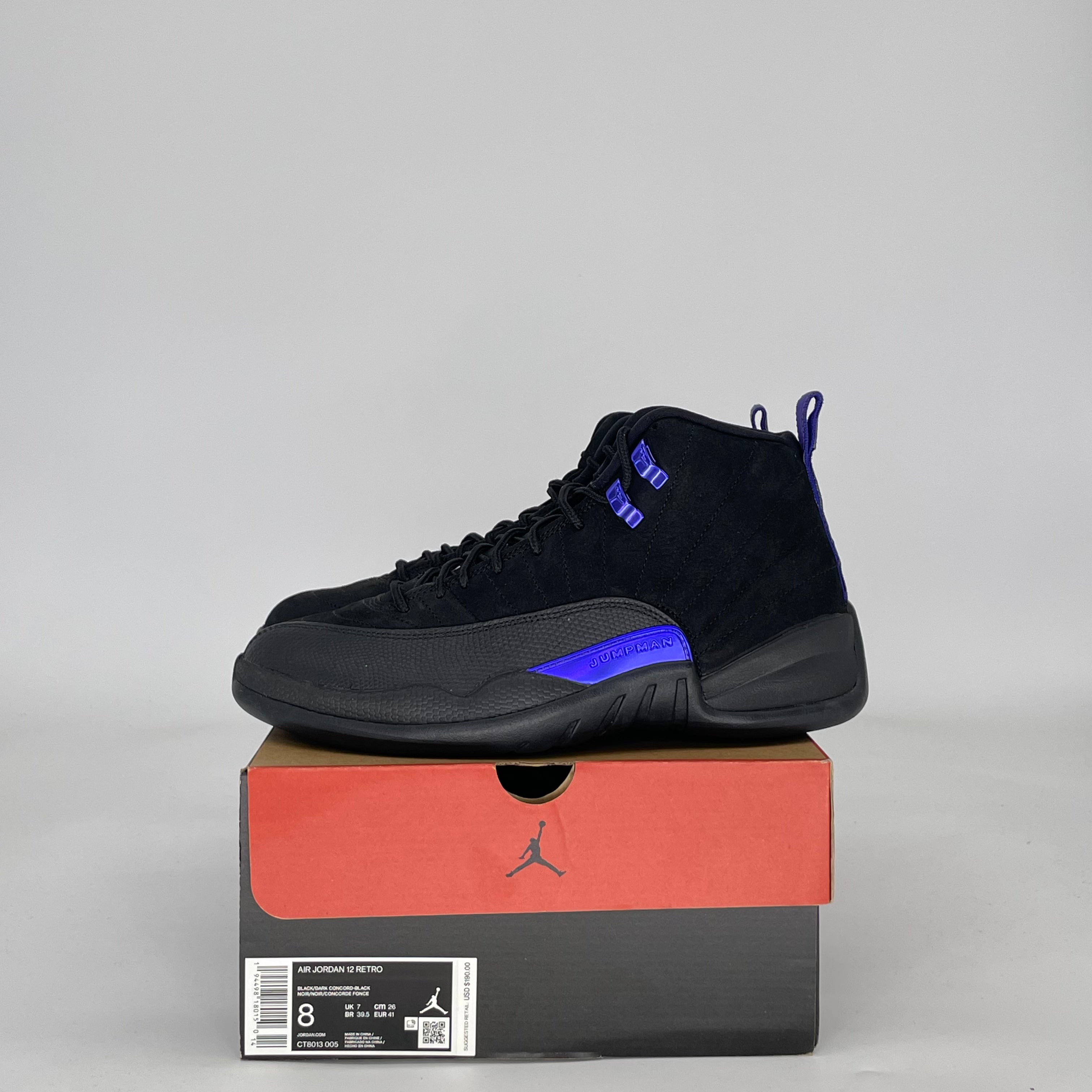 Used pair of Concord 12’s retro air jordans Air Jordan 12 Retro  main image 3