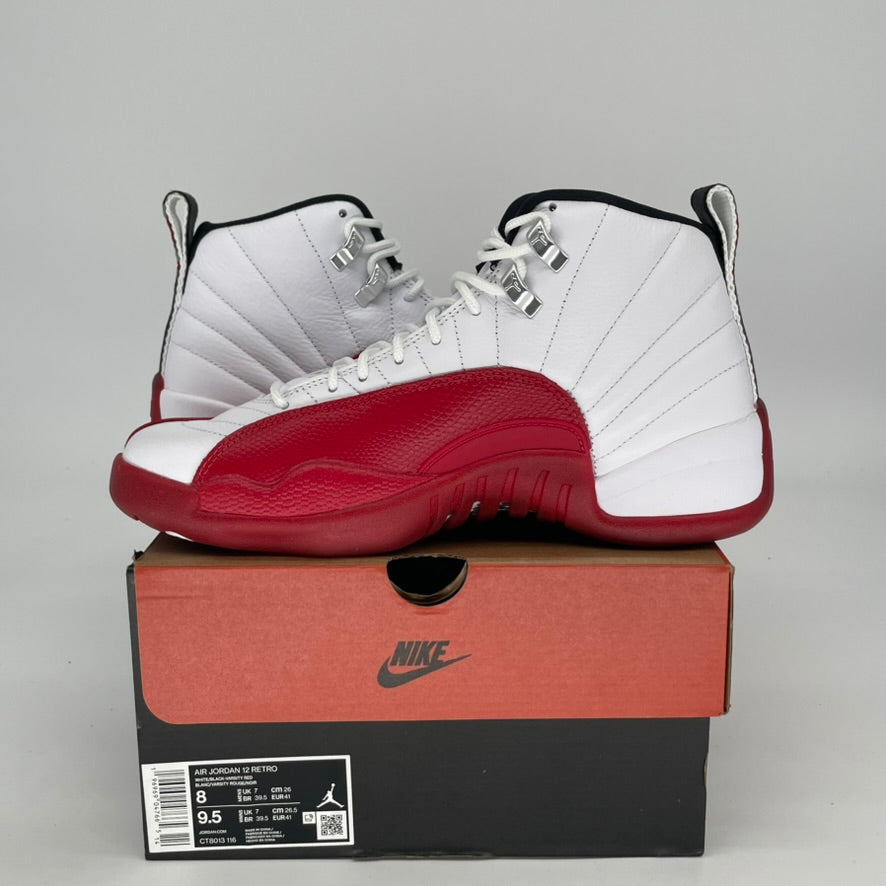 AIR JORDAN 12 CHERRY CT8013-116 SIZE 8/9.5W