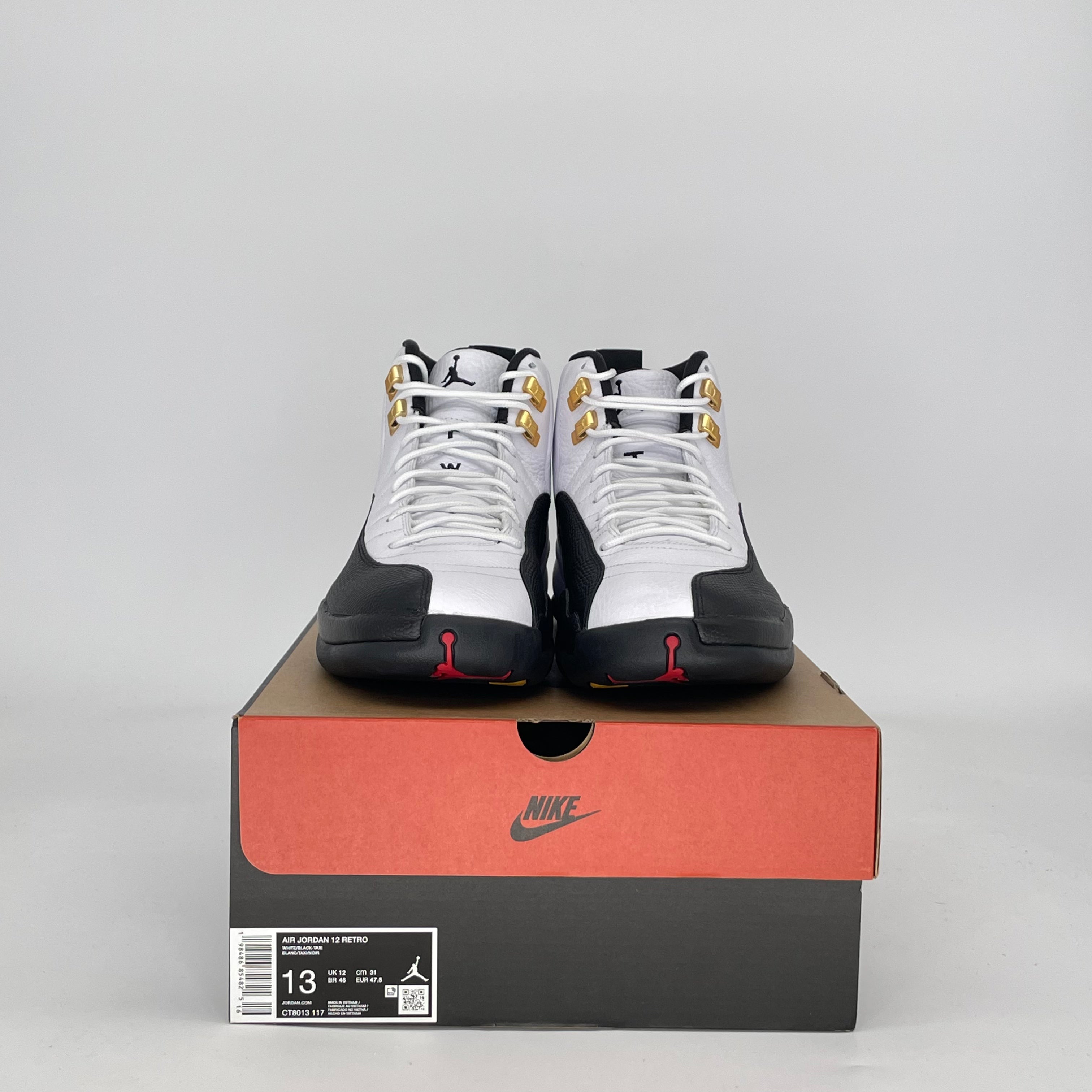 AIR JORDAN 12 TAXI CT8013-117 SIZE 13/14.5W
