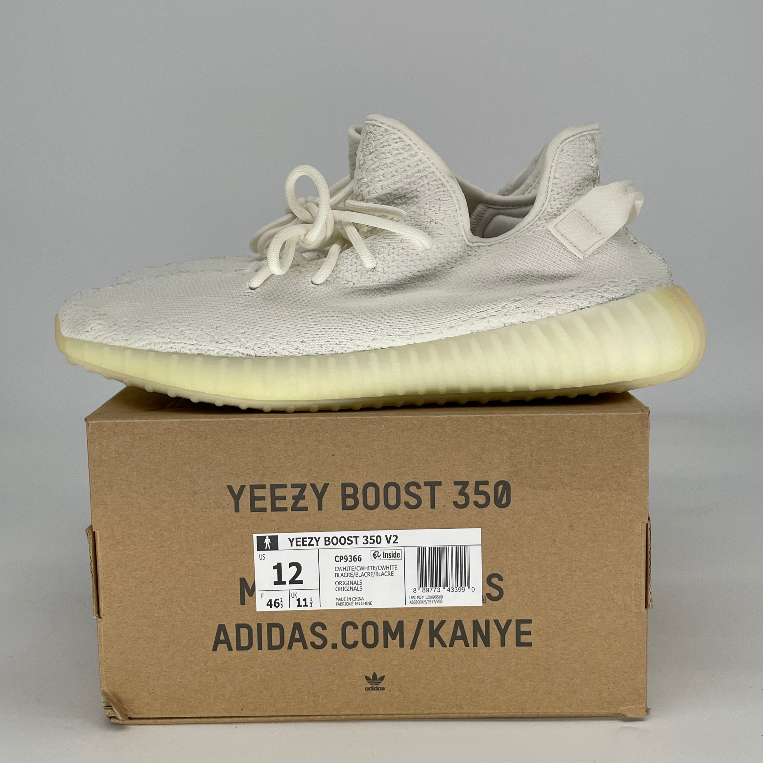 ADIDAS YEEZY 350 V2 CREAM CP9366 SIZE 12/13.5W