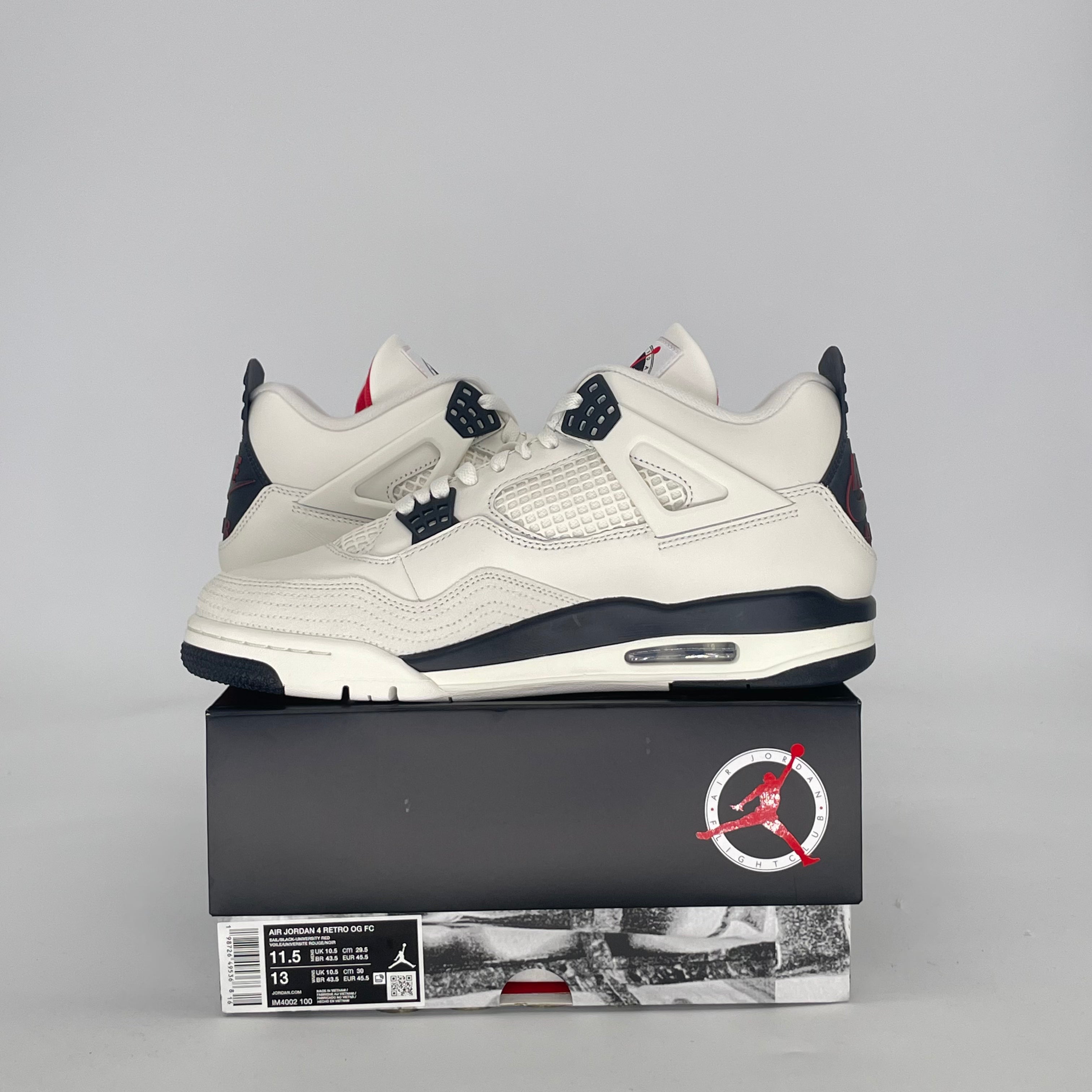 AIR JORDAN 4 FLIGHT CLUB IM4002-100 SIZE 11.5/13W
