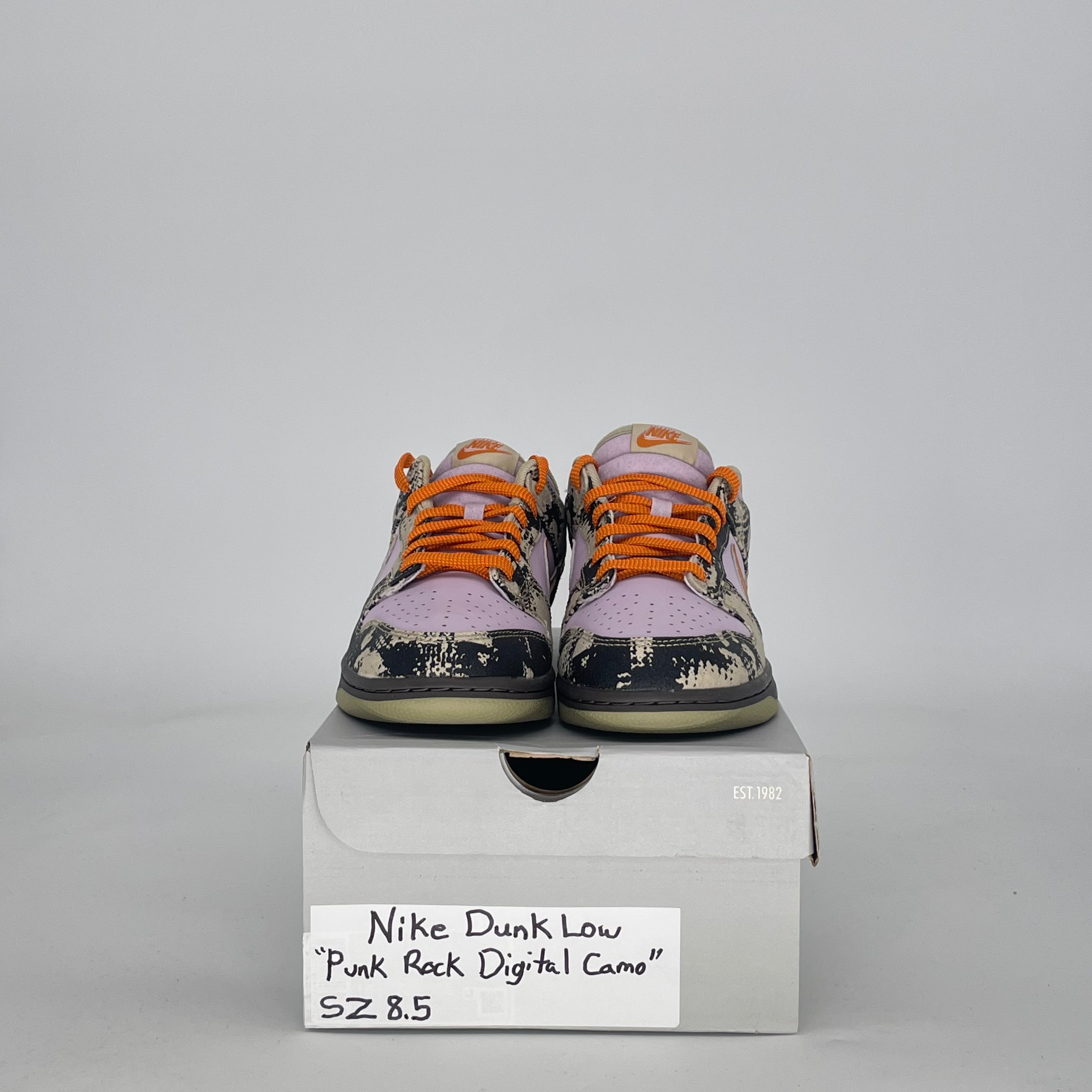 NIKE DUNK LOW PUNK ROCK DIGITAL CAMO IB2260-500 SIZE 8.5/10W