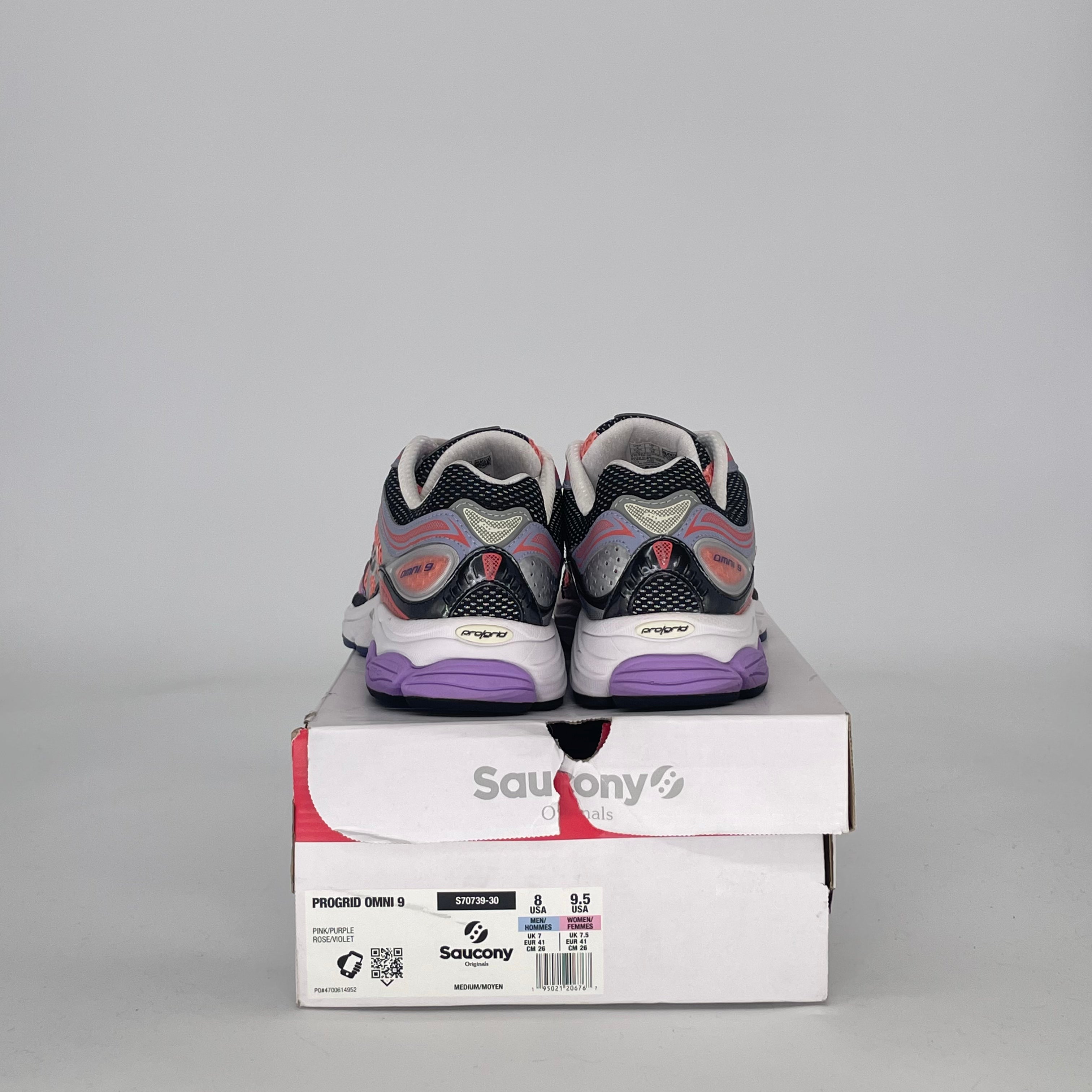 SAUCONY PROGRID OMNI 9 PINK PURPLE S70739-30 SIZE 8/9.5W