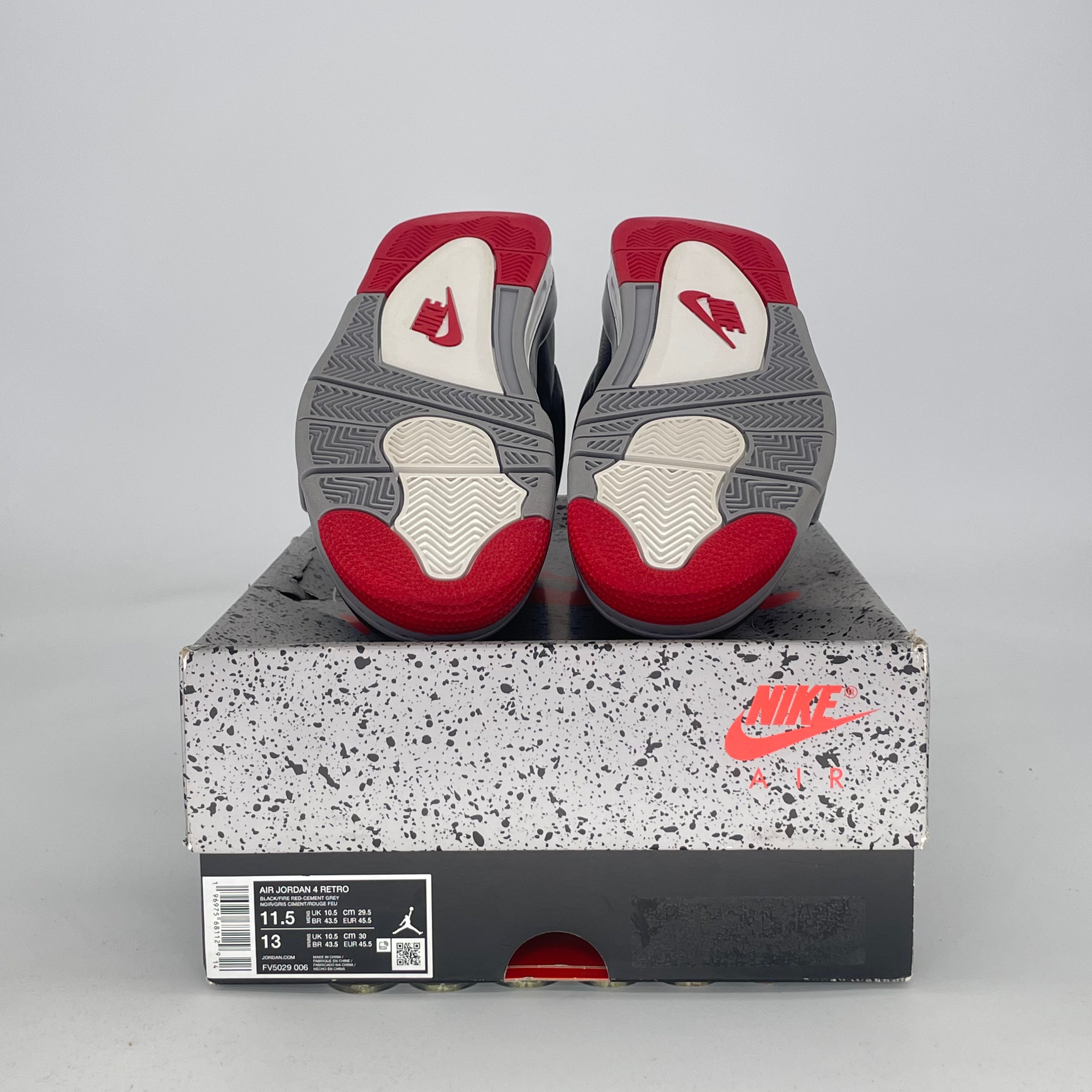 AIR JORDAN 4 BRED REIMAGINED FV5029-006 SIZE 11.5/13W