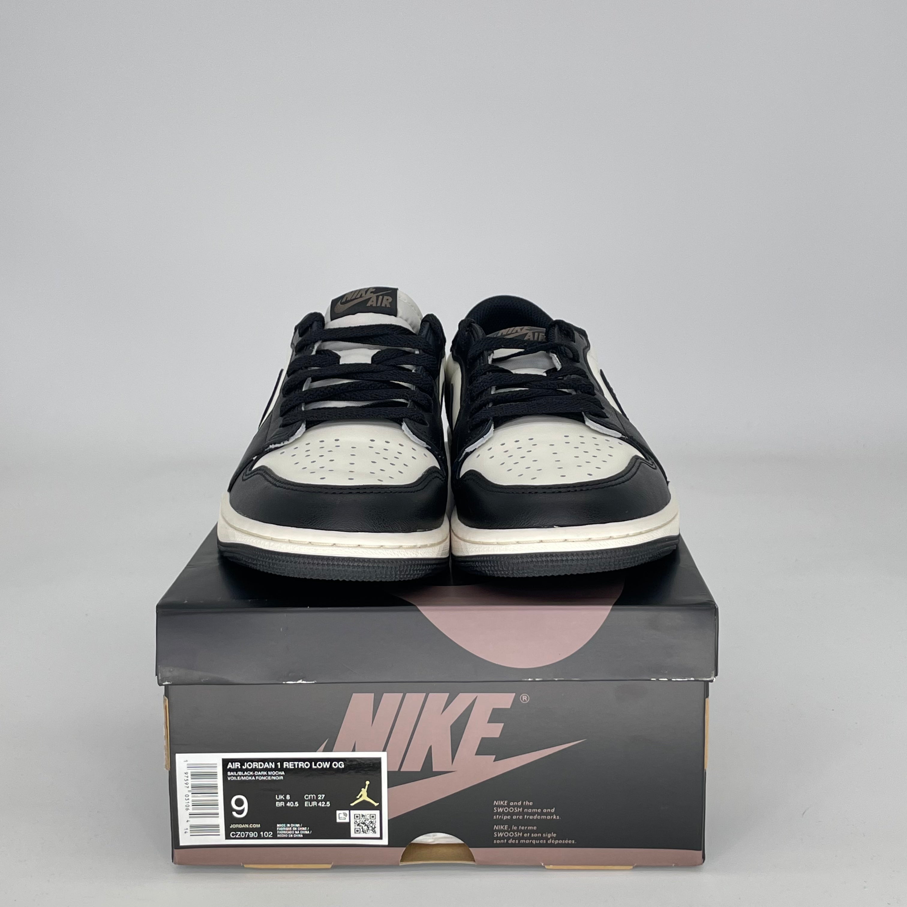AIR JORDAN 1 LOW MOCHA CZ0790-102 SIZE 9/10.5W