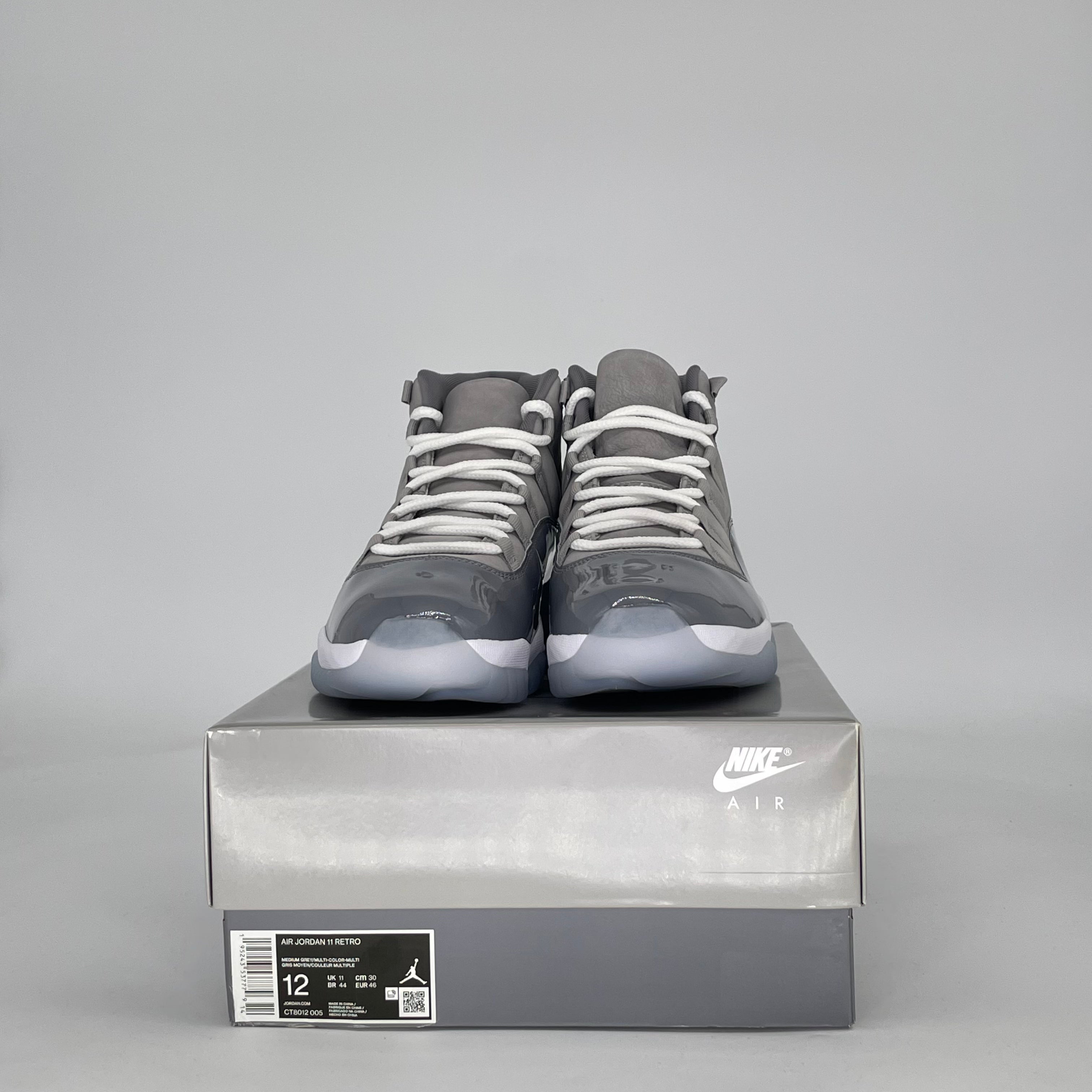 AIR JORDAN 11 COOL GREY (2021) CT8012-005 SIZE 12/13.5W