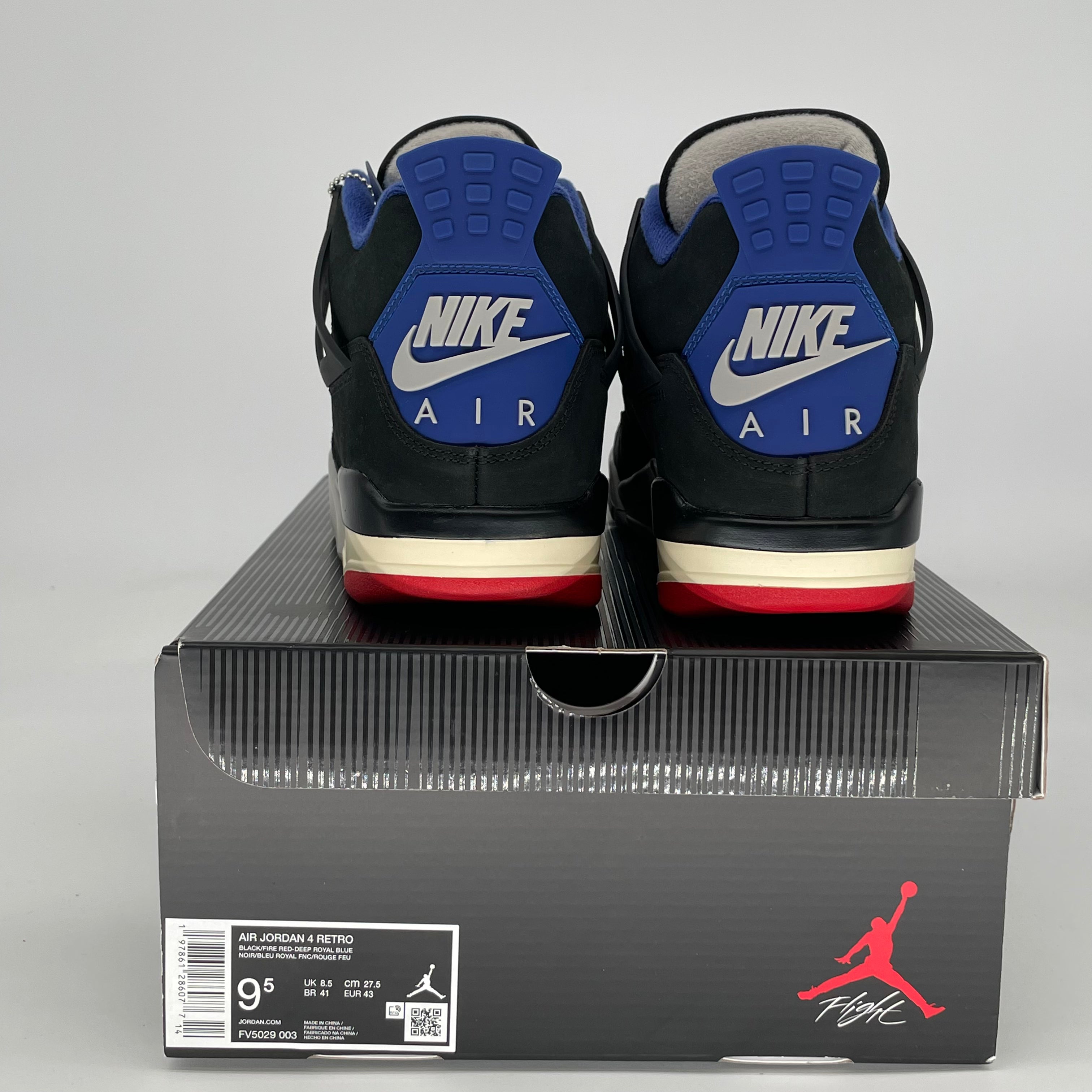 AIR JORDAN 4 RARE AIR (WHITE LETTERING) FV5029-003 SIZE 9.5/11W