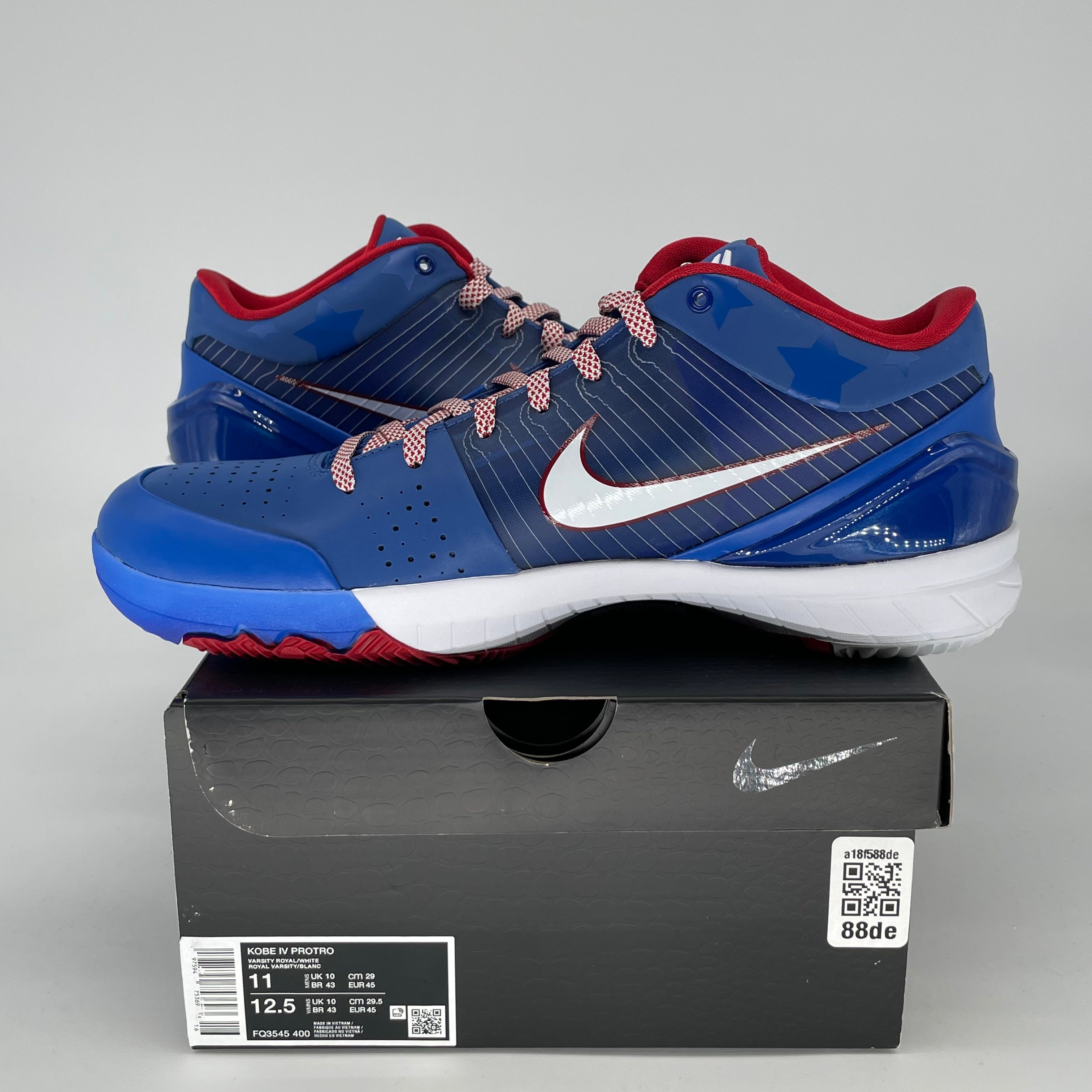 NIKE KOBE 4 PROTRO PHILLY SIZE 11/12.5W FQ3545-400